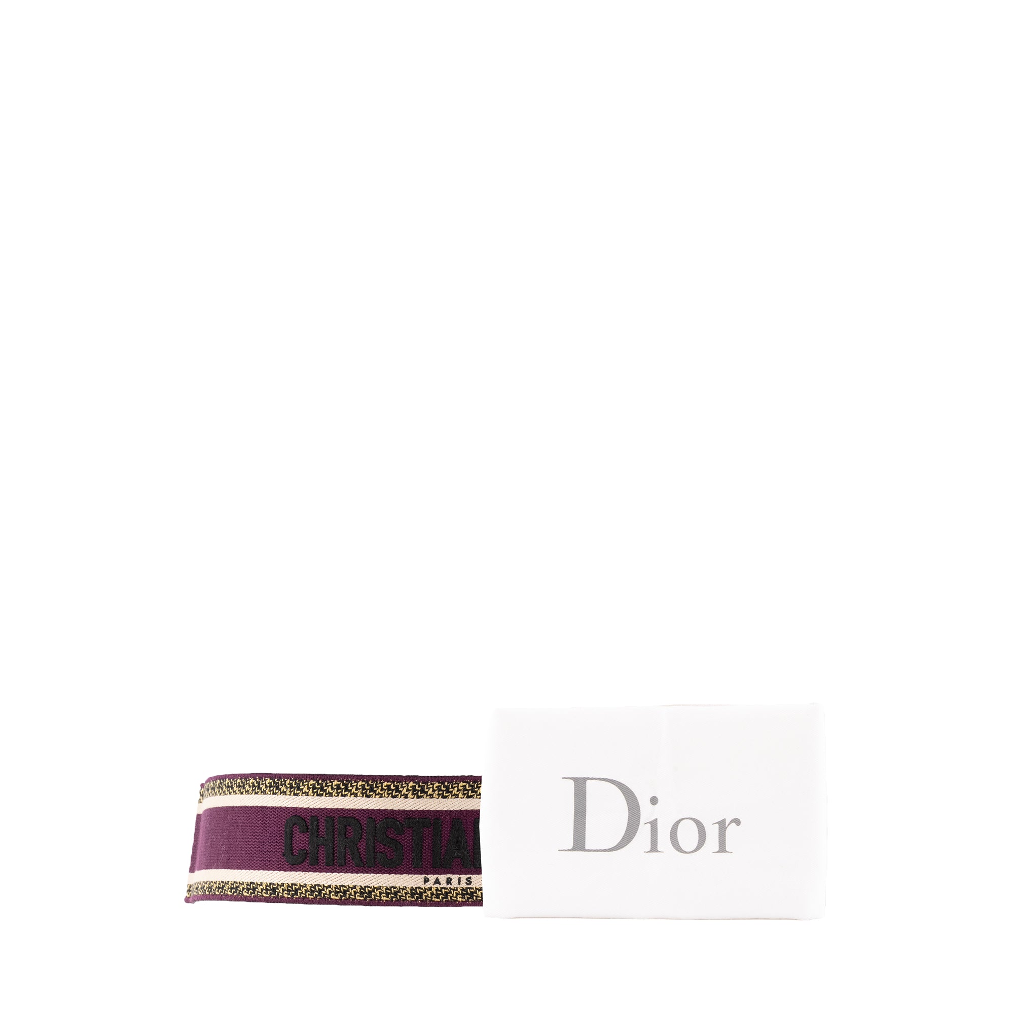 DIOR - Ceinture Dior en toile violette (T75)