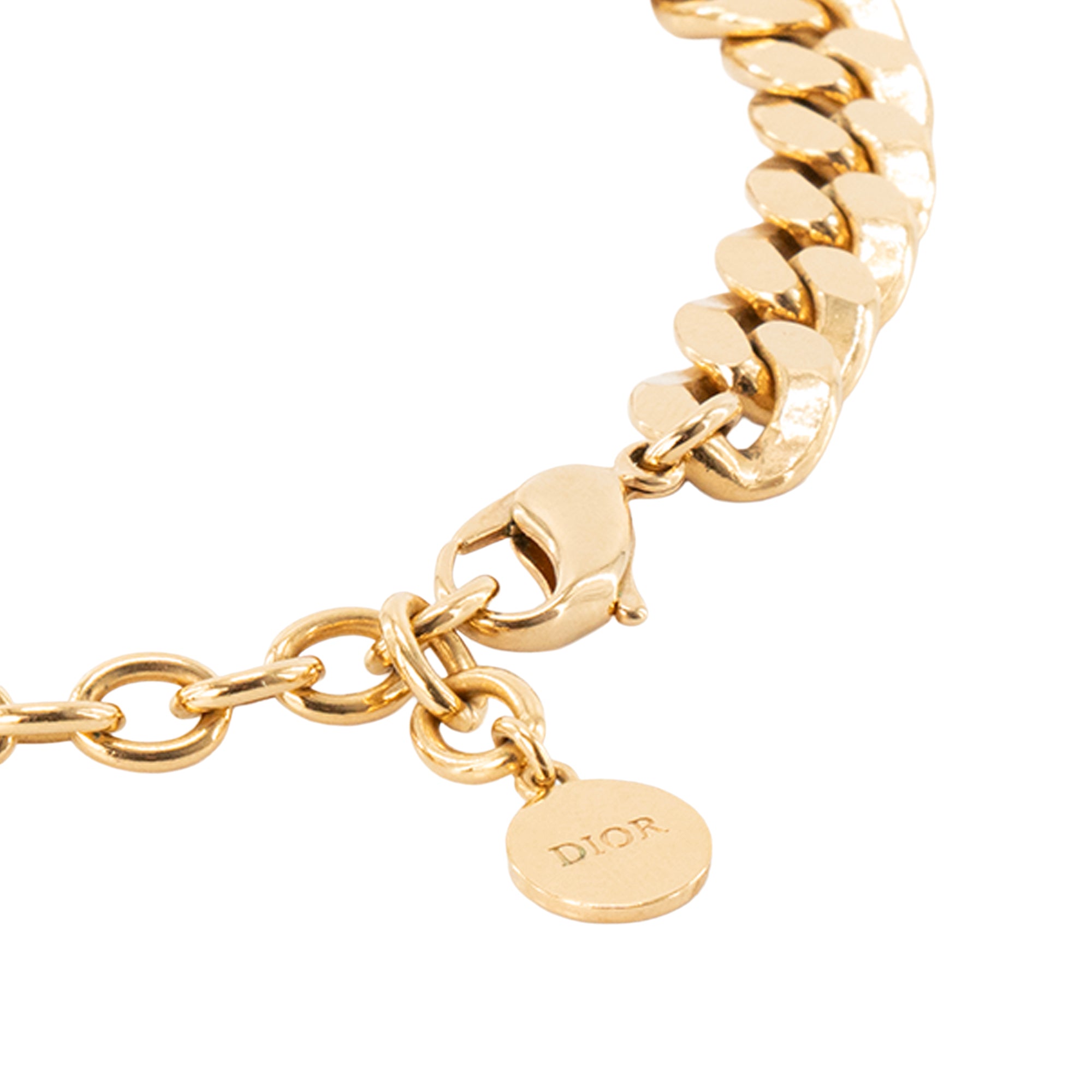 DIOR - Collier 30 Montaigne Dior en métal doré