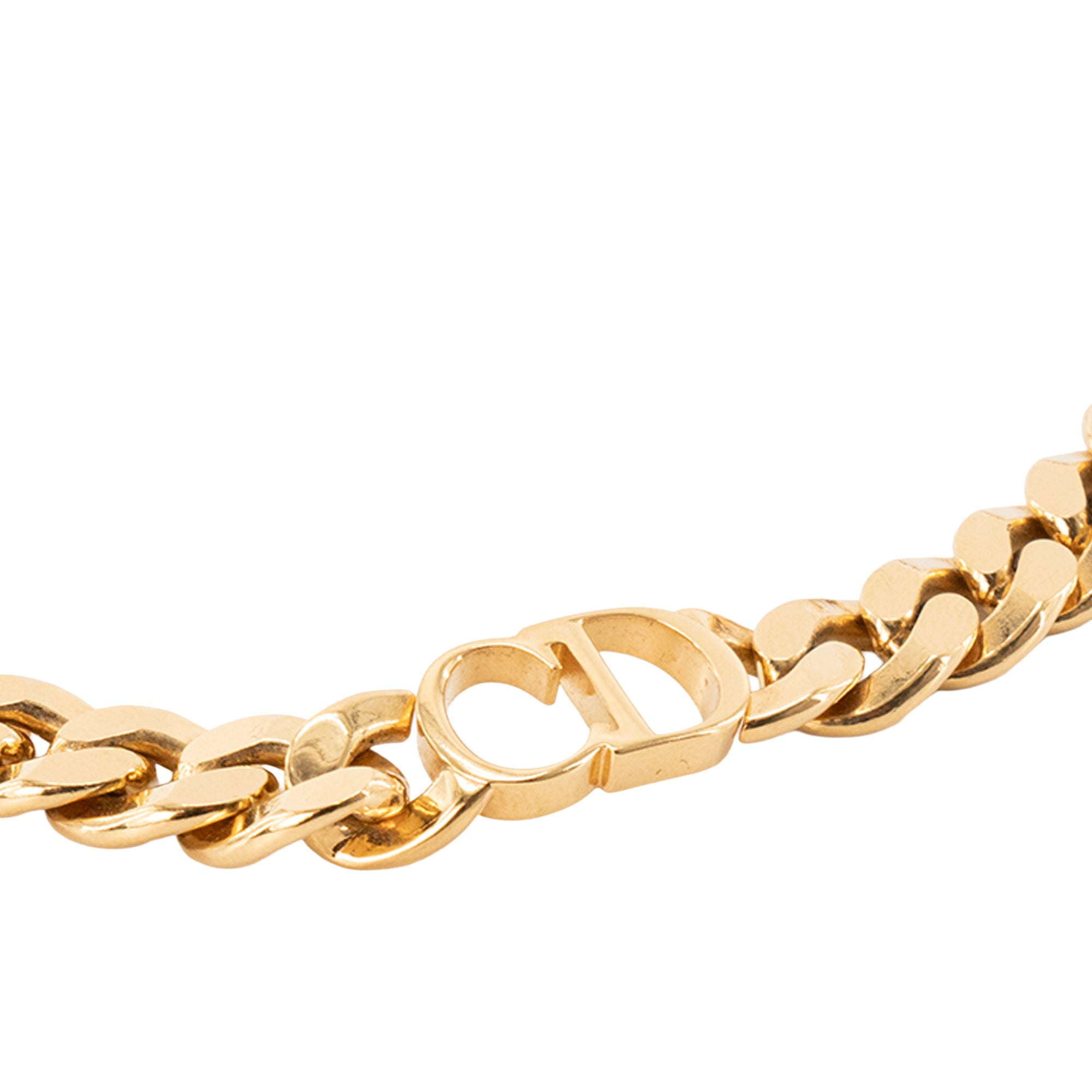 DIOR - Collier 30 Montaigne Dior en métal doré