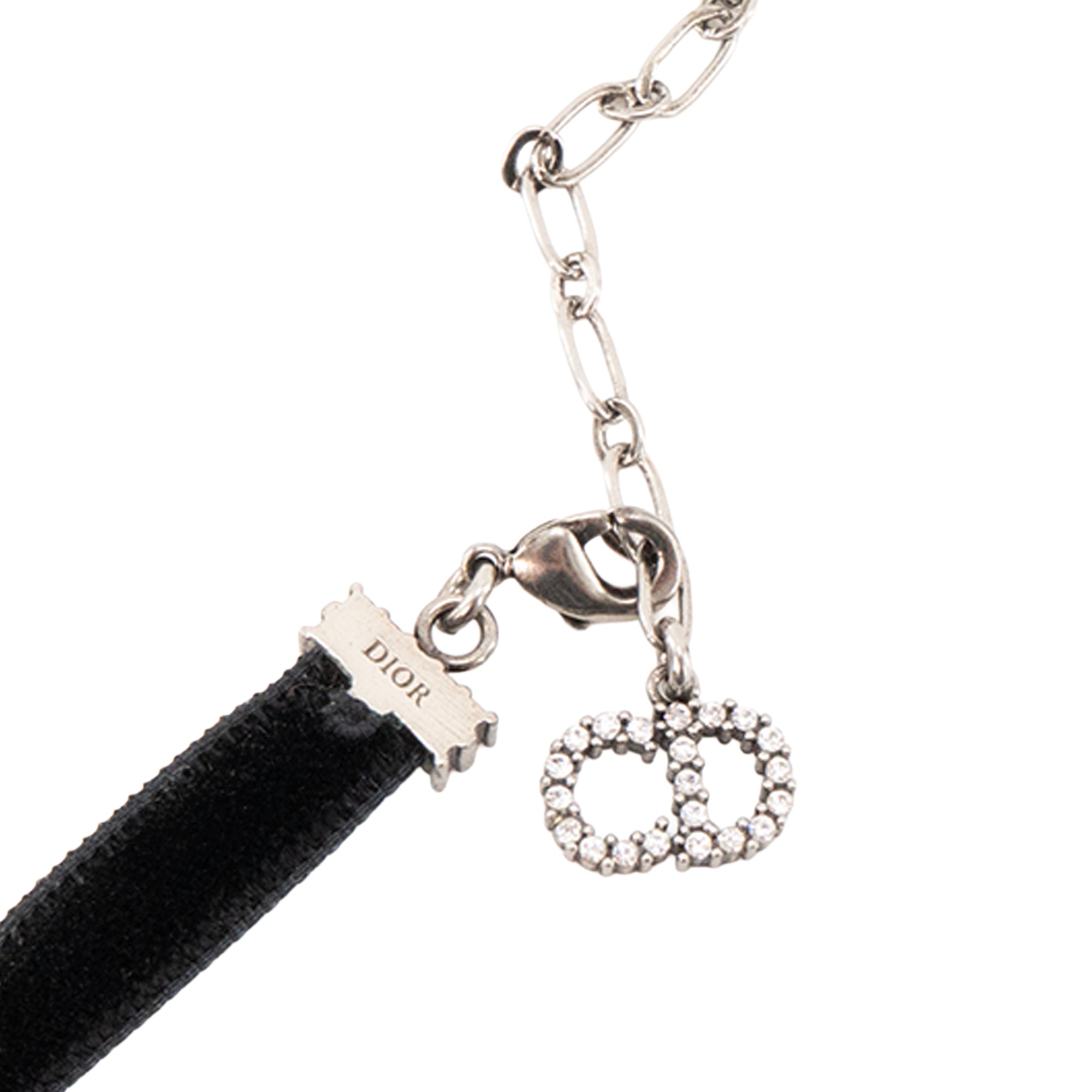 DIOR - Collier chocker J'Adior Dior en velours noir