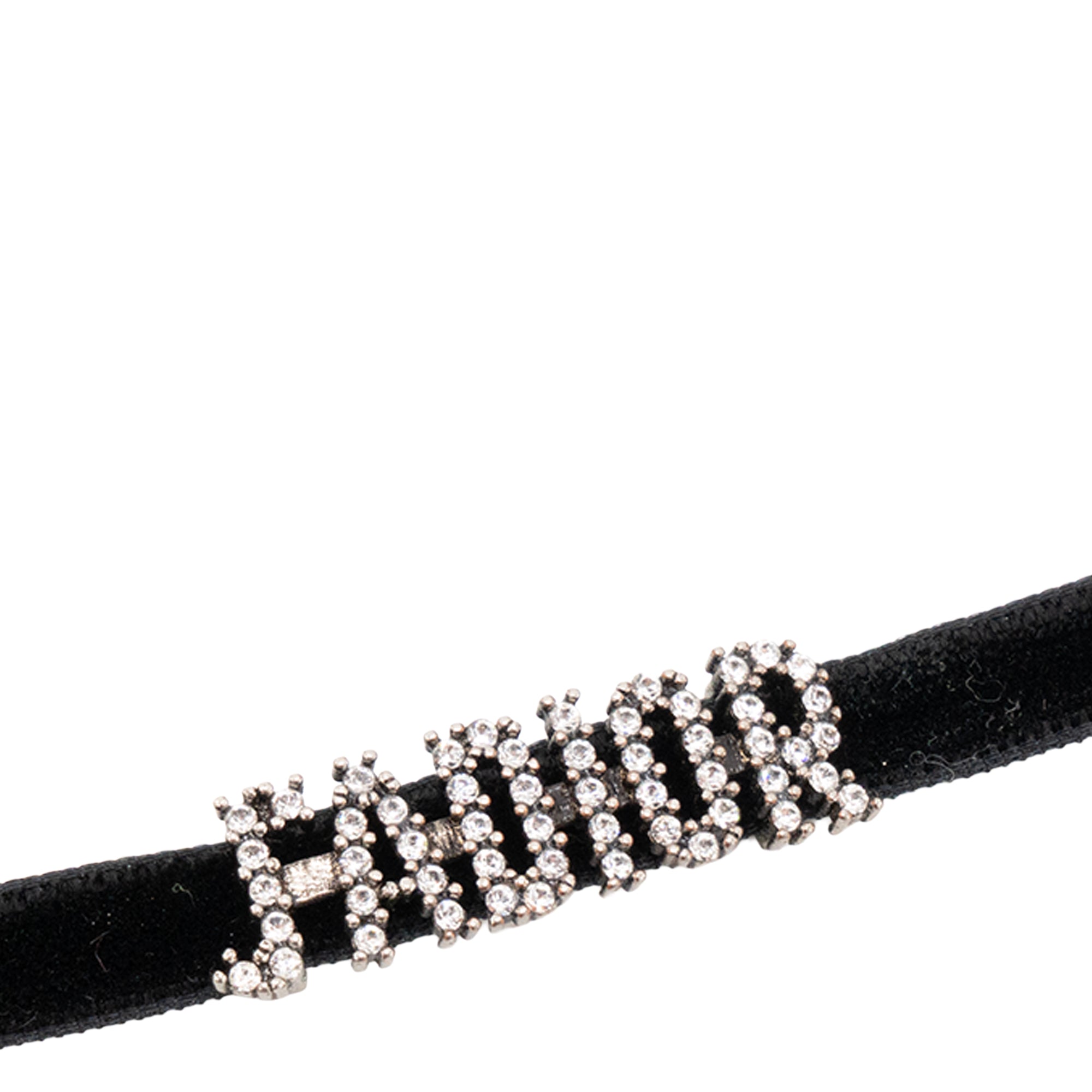 DIOR - Collier chocker J'Adior Dior en velours noir