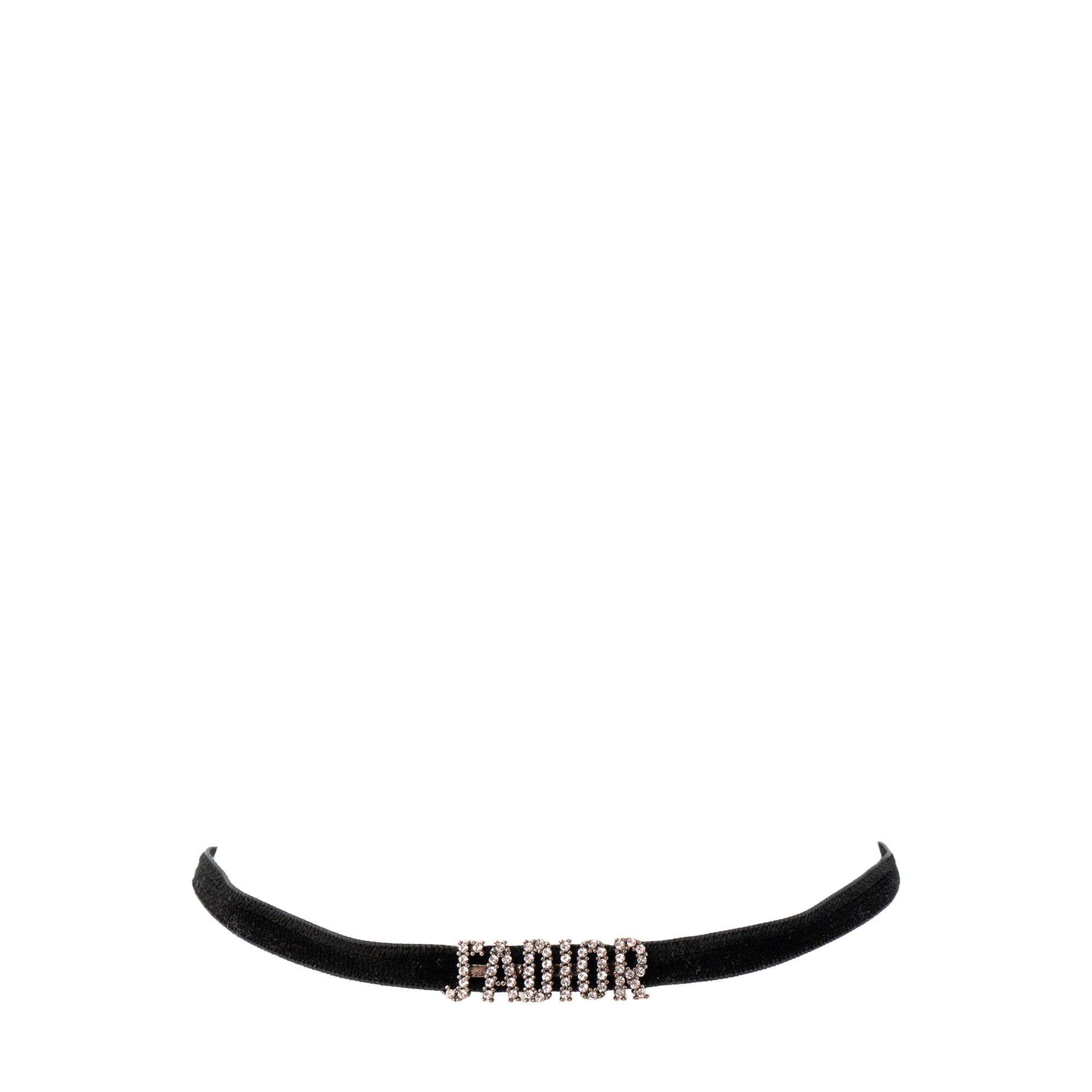 DIOR - Collier chocker J'Adior Dior en velours noir