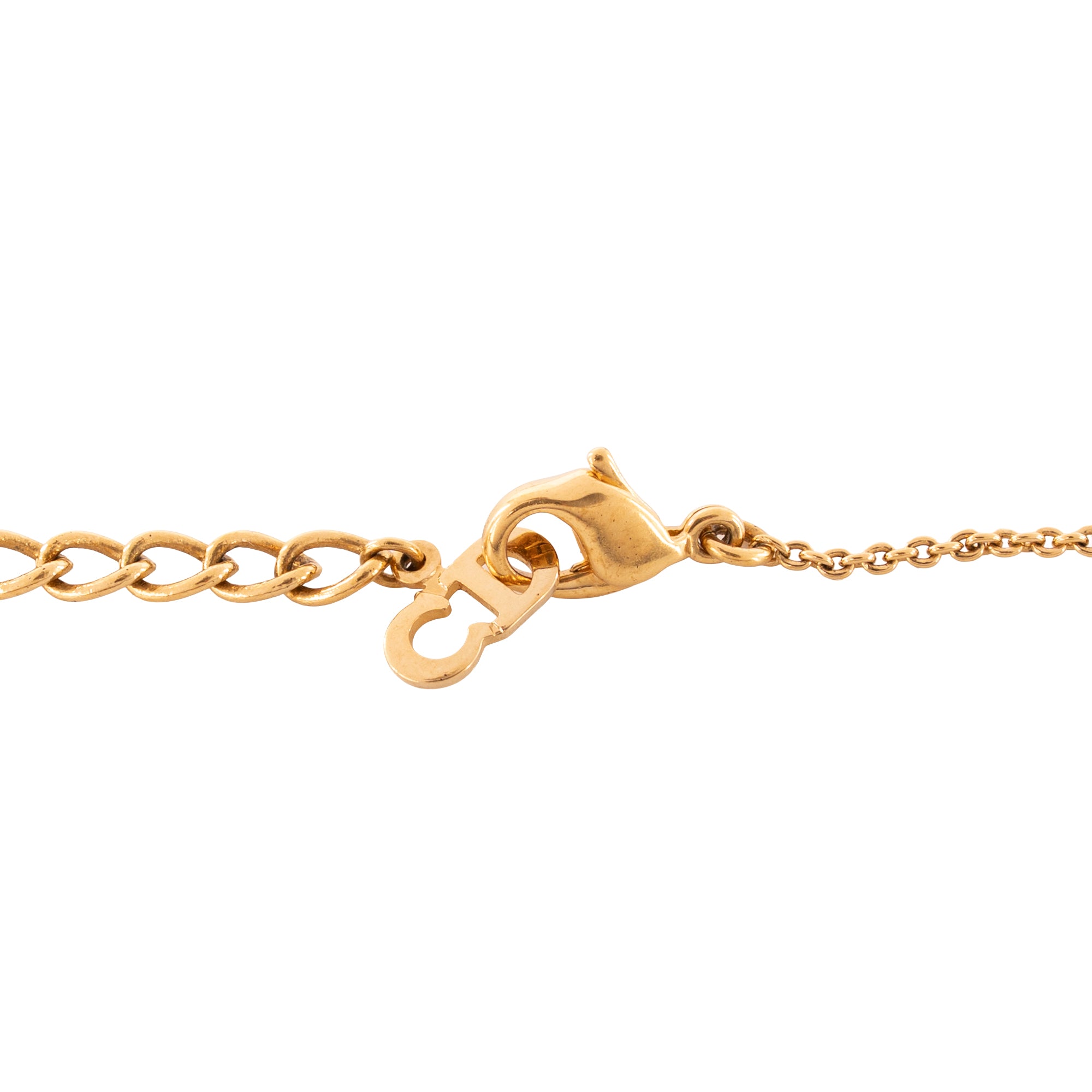 DIOR - Collier Dior en métal doré