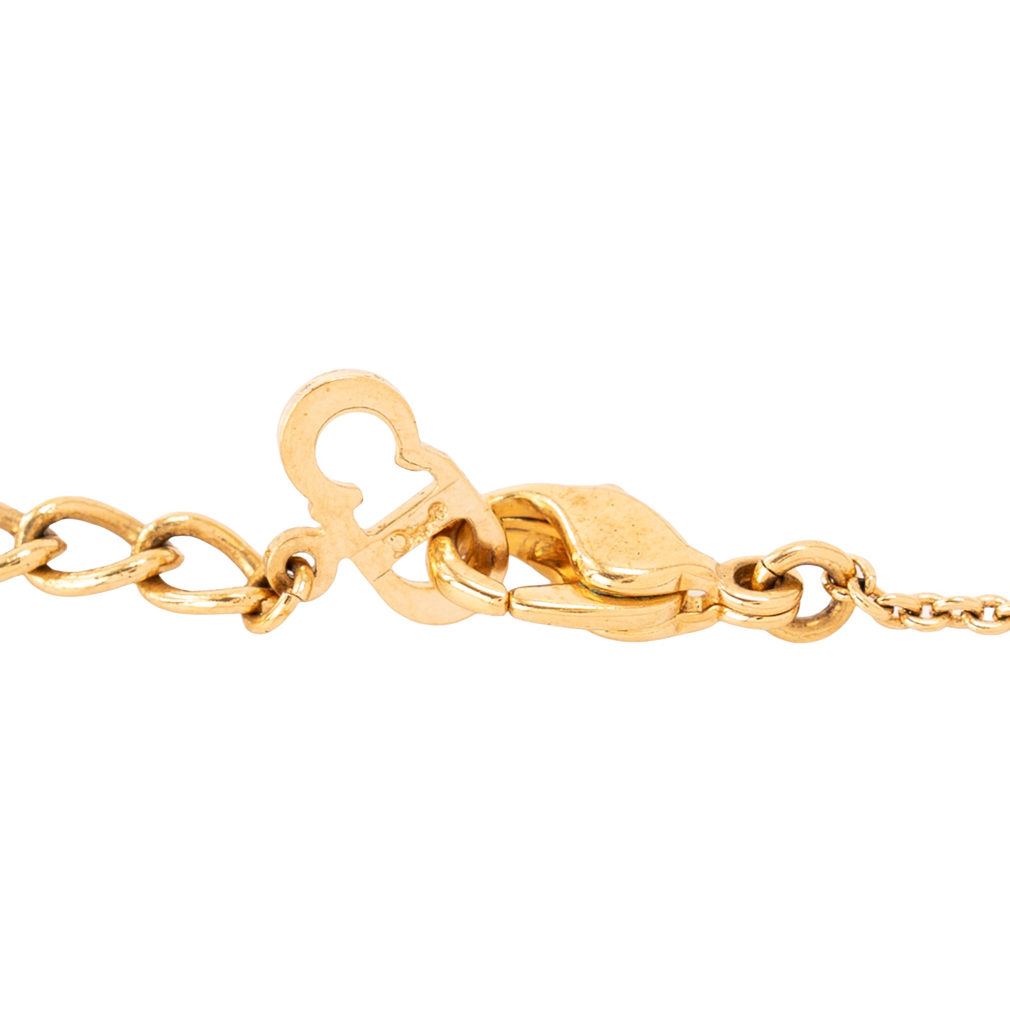 DIOR - Collier Dior en métal doré