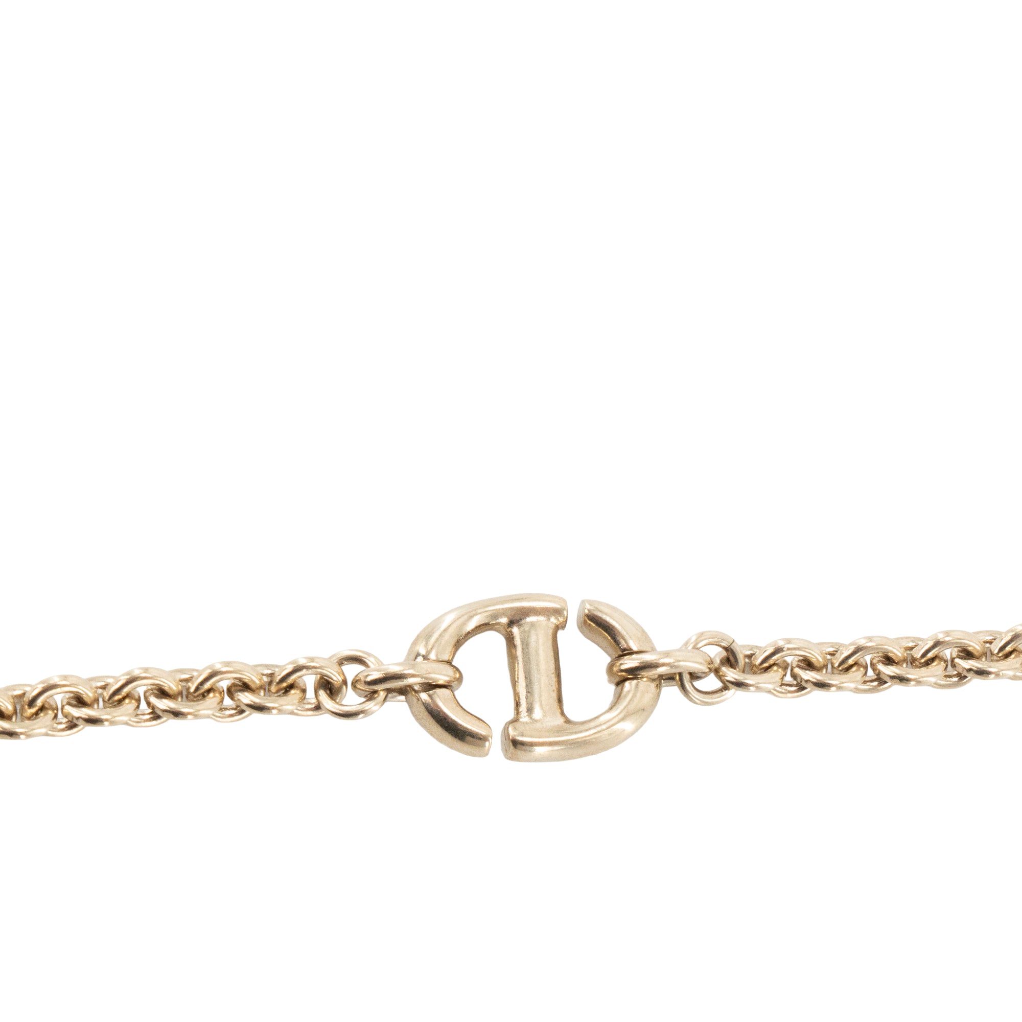 DIOR - Collier Double Rangs Farandole Dior en métal doré