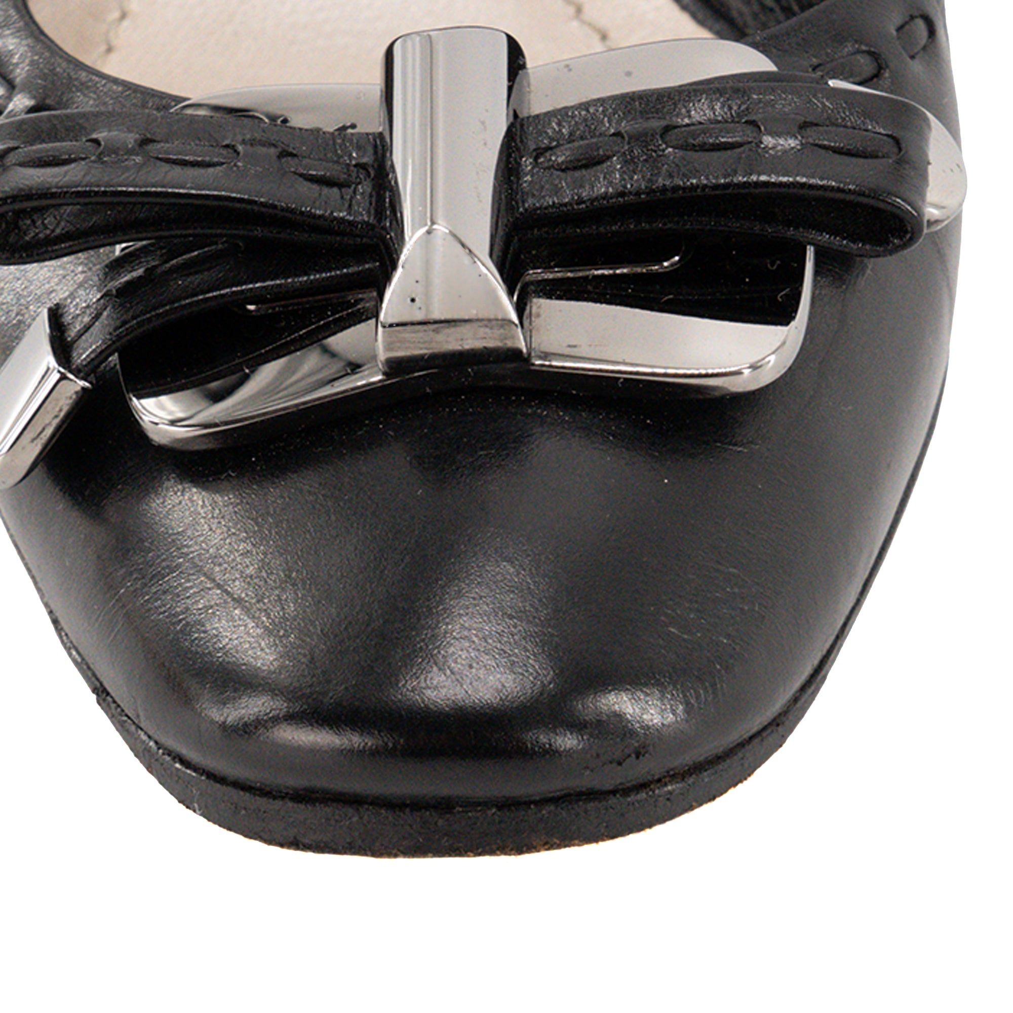 DIOR - Escarpins Dior en cuir lisse noir (T37)