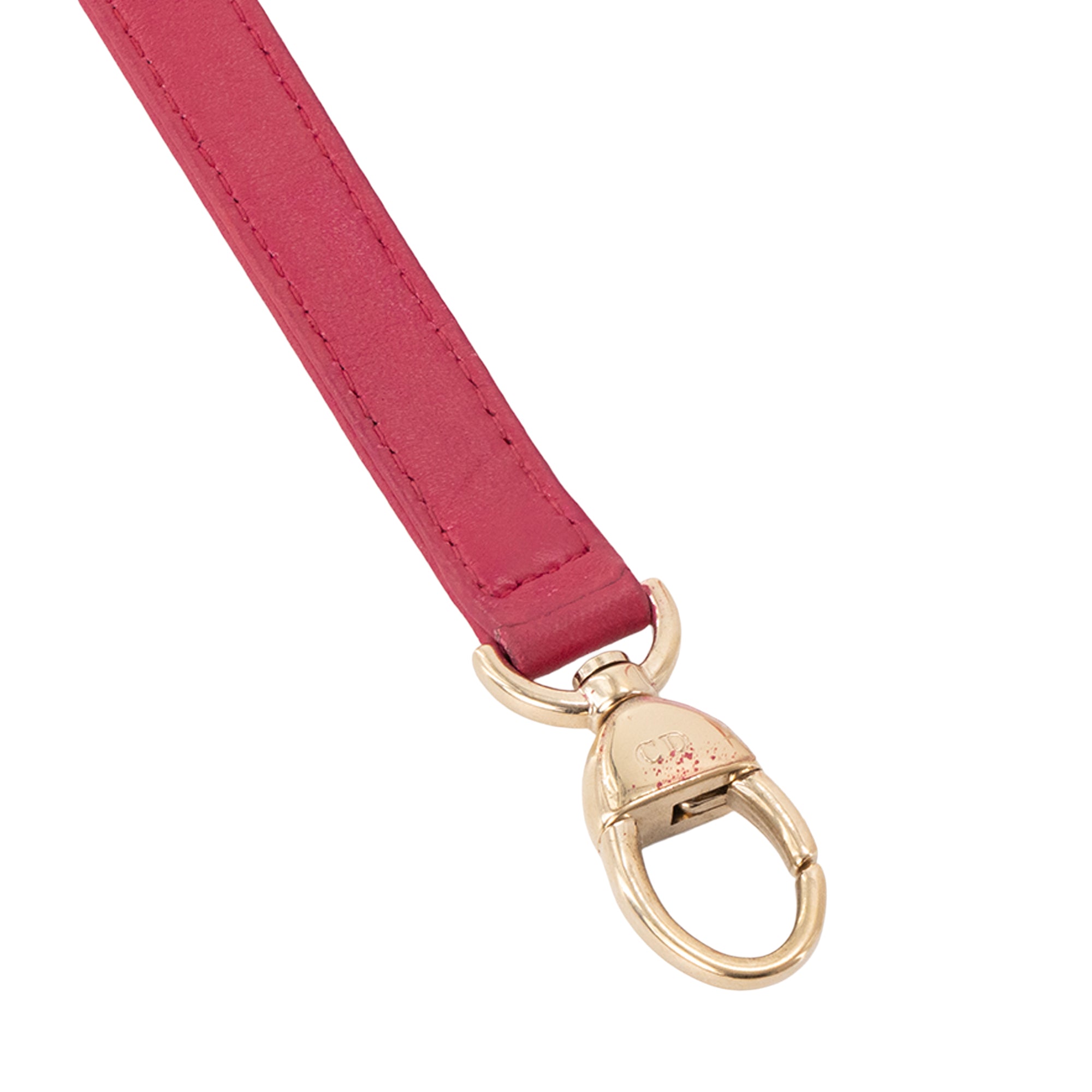 DIOR - Sac à main Lady Dior medium Dior en cuir cannage rose