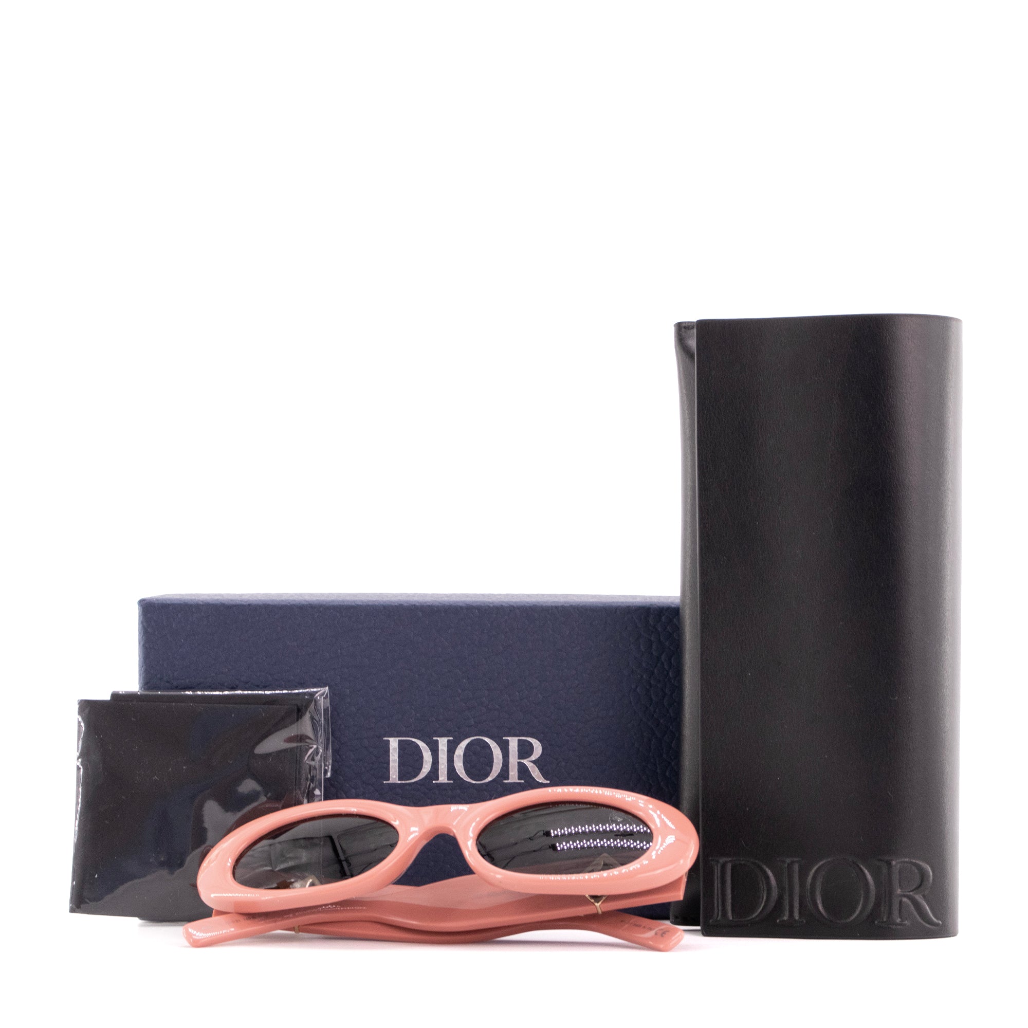 DIOR - Lunettes CD Diamonds Dior en plastique rose