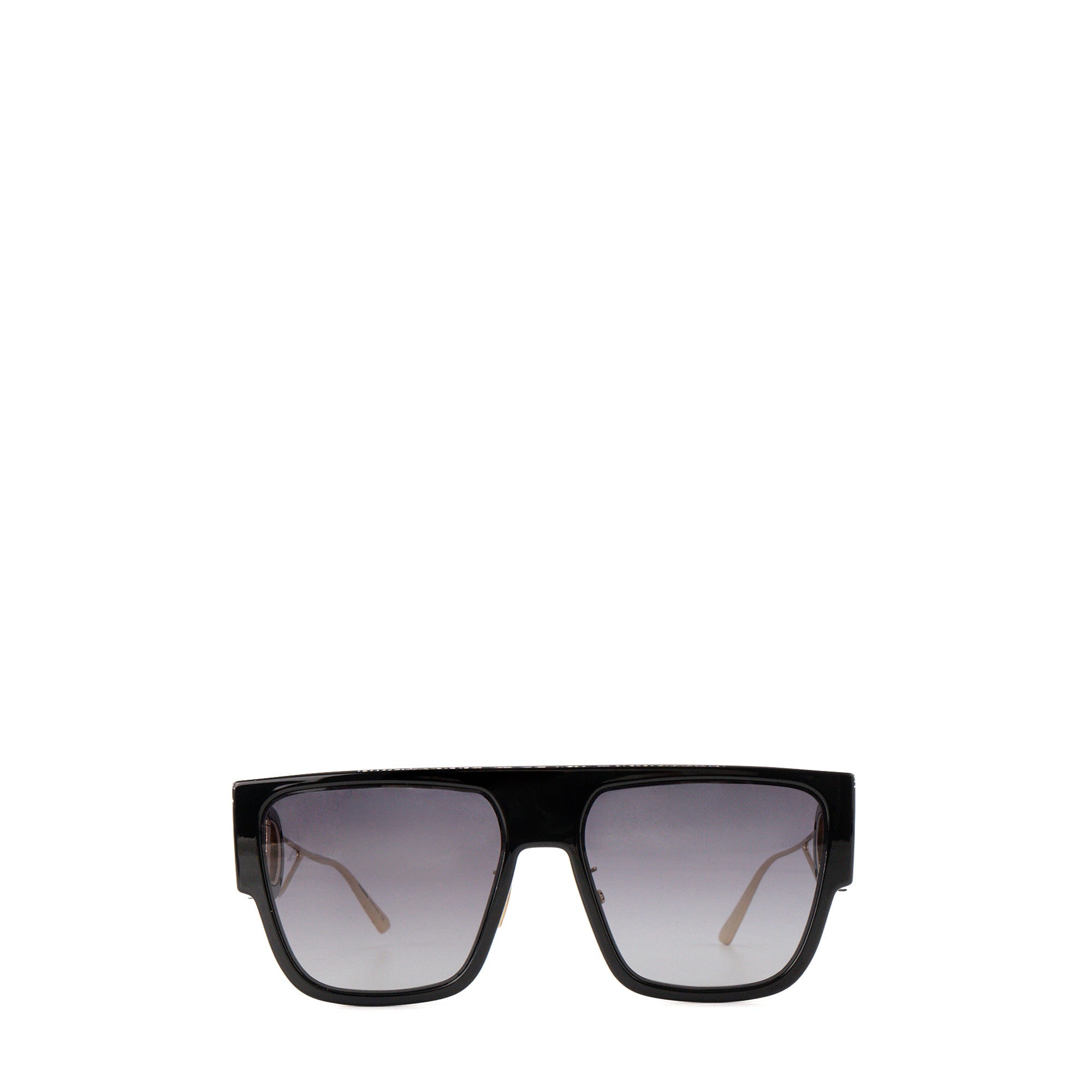 DIOR - Lunettes de soleil 30Montaigne Dior en acétate noir et métal doré