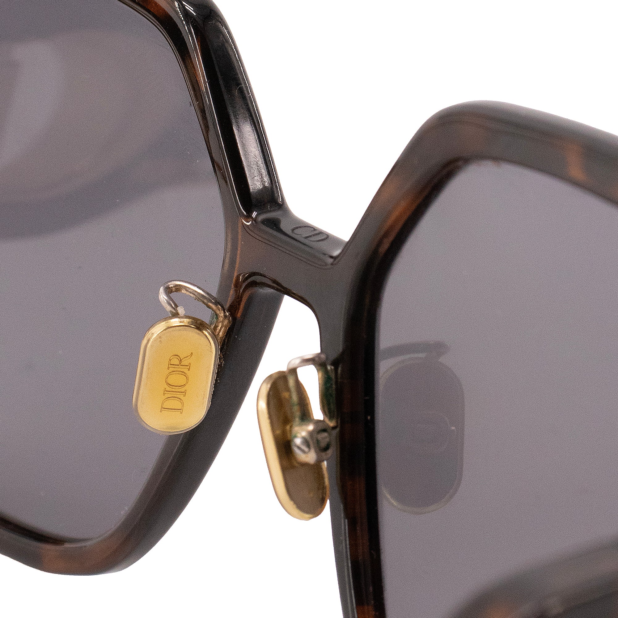 DIOR - Lunettes de soleil 30MONTAIGNE Dior en plastique écaille marron