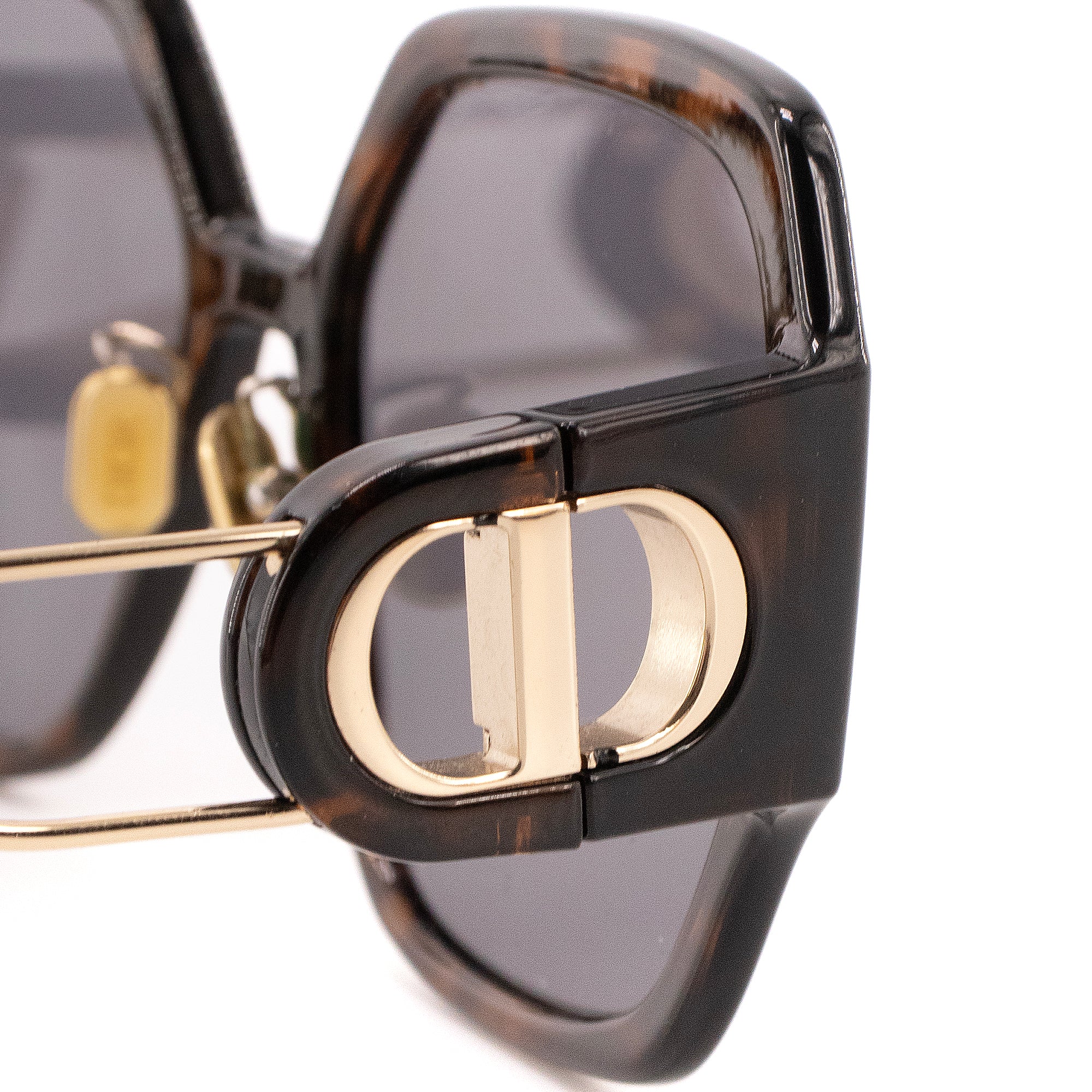 DIOR - Lunettes de soleil 30MONTAIGNE Dior en plastique écaille marron