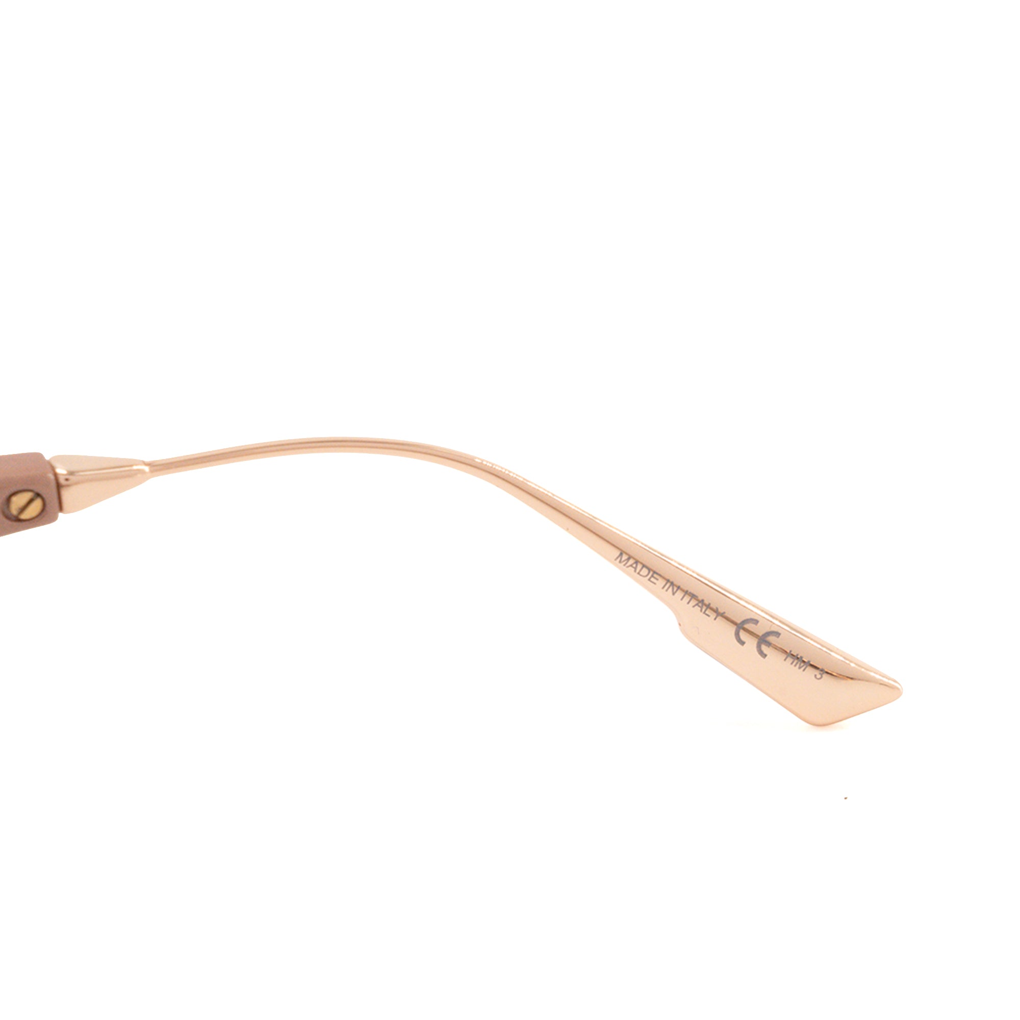 DIOR - Lunettes de soleil CatStyle Dior 2 en acétate beige et métal rose
