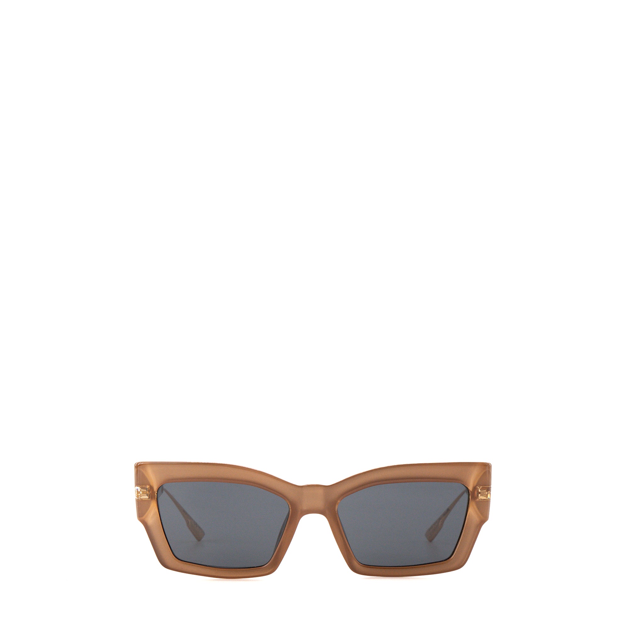DIOR - Lunettes de soleil CatStyle Dior 2 en acétate beige et métal rose