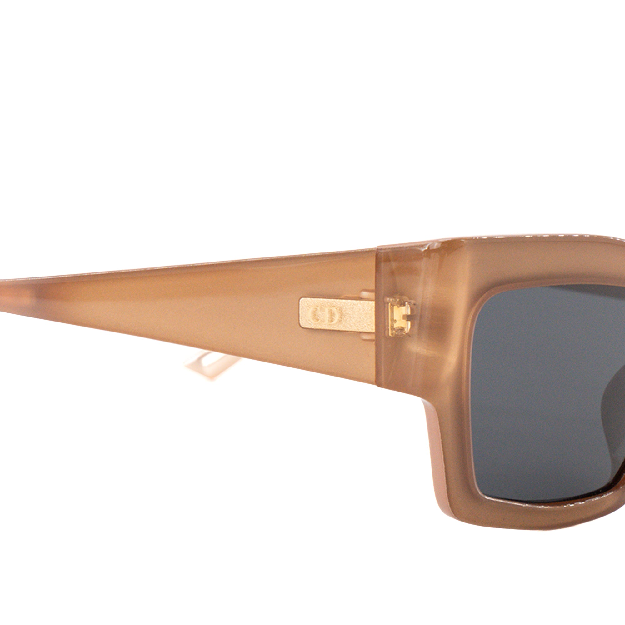 DIOR - Lunettes de soleil CatStyle Dior 2 en acétate beige et métal rose