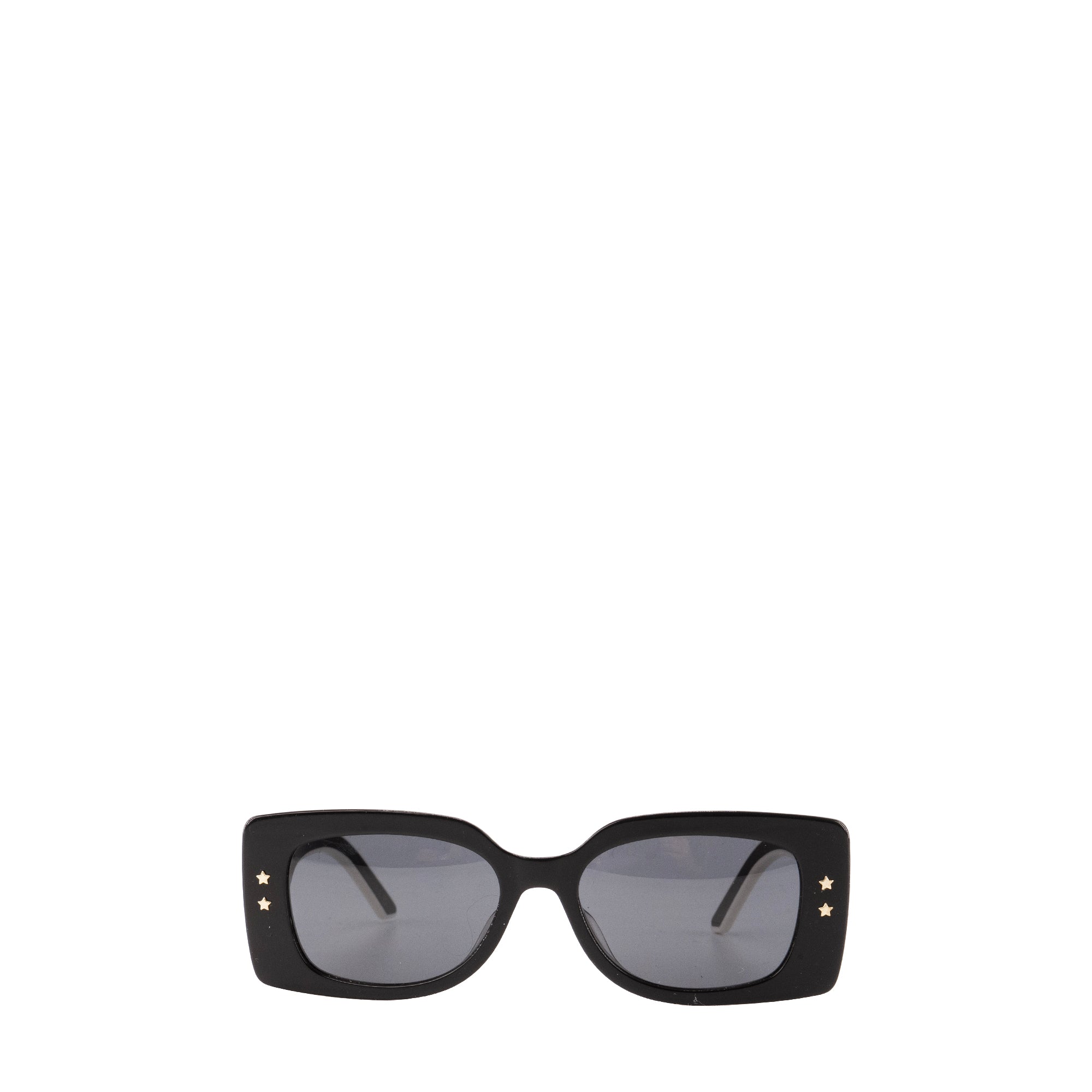 DIOR - Lunettes de soleil S1U Dior en plastique noir et blanc