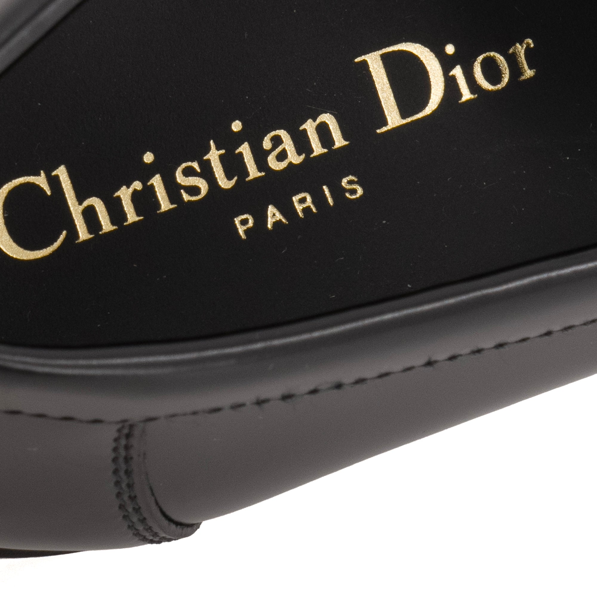 DIOR - Mocassins D-Academy Dior en cuir noir (T38)