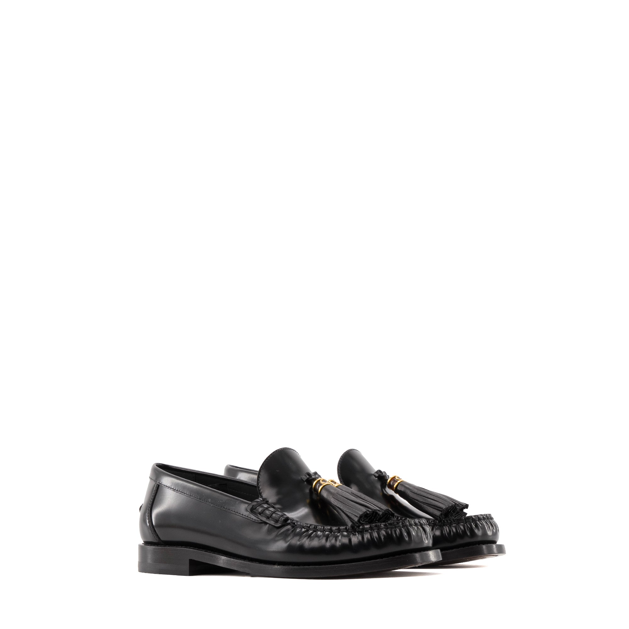 DIOR - Mocassins D-Academy Dior en cuir noir (T38)