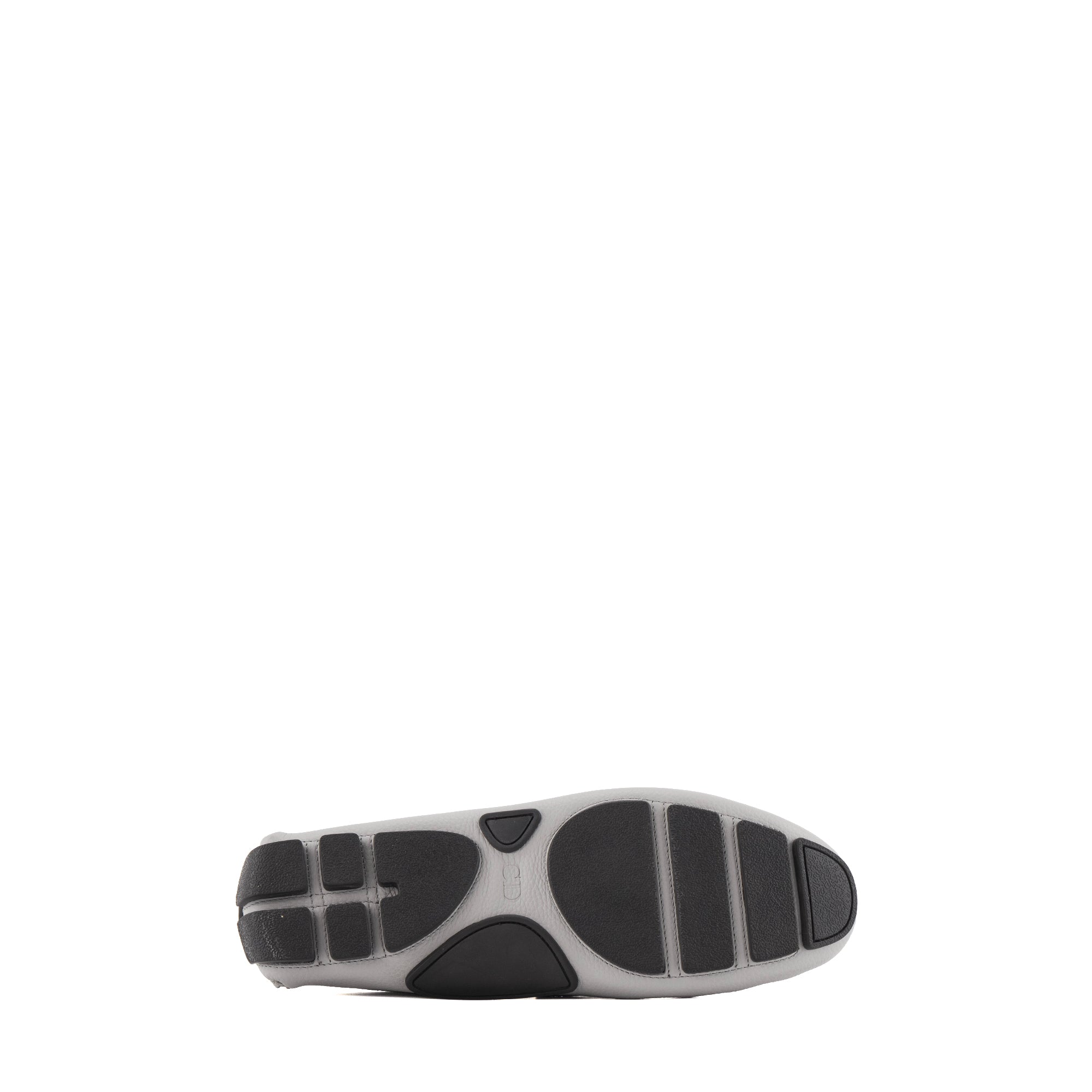 DIOR - Mocassins Odéon Dior en cuir gris (T40)