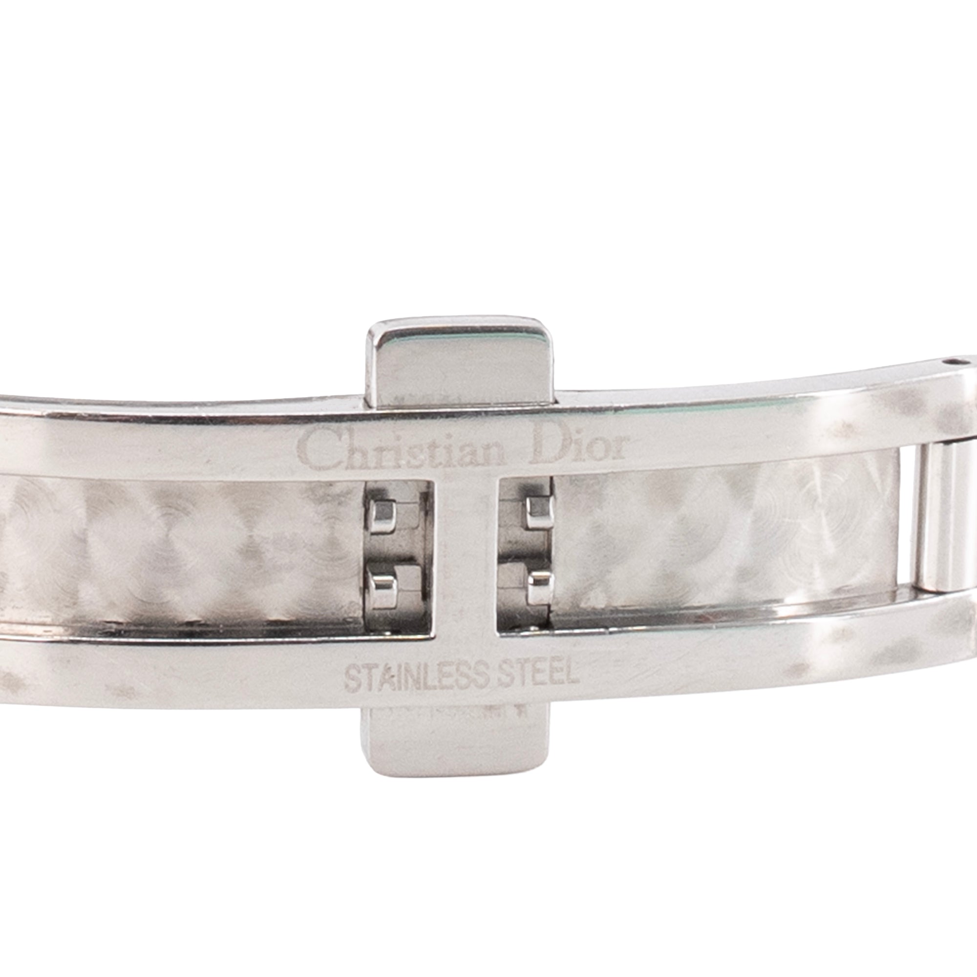 DIOR - Montre La D baby Dior en métal argenté