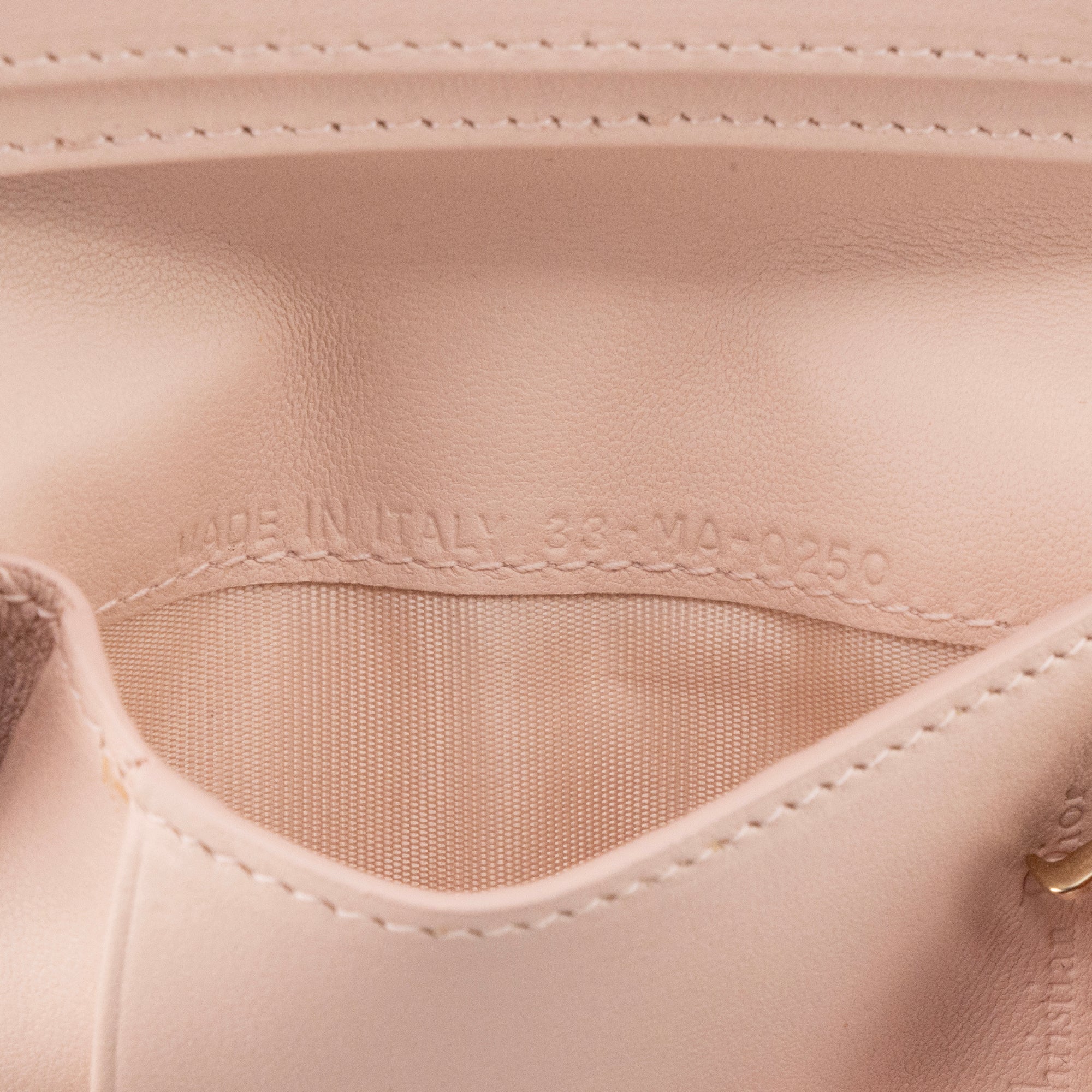 DIOR - Porte cartes Bloom Lady Dior en cuir cannage rose pâle