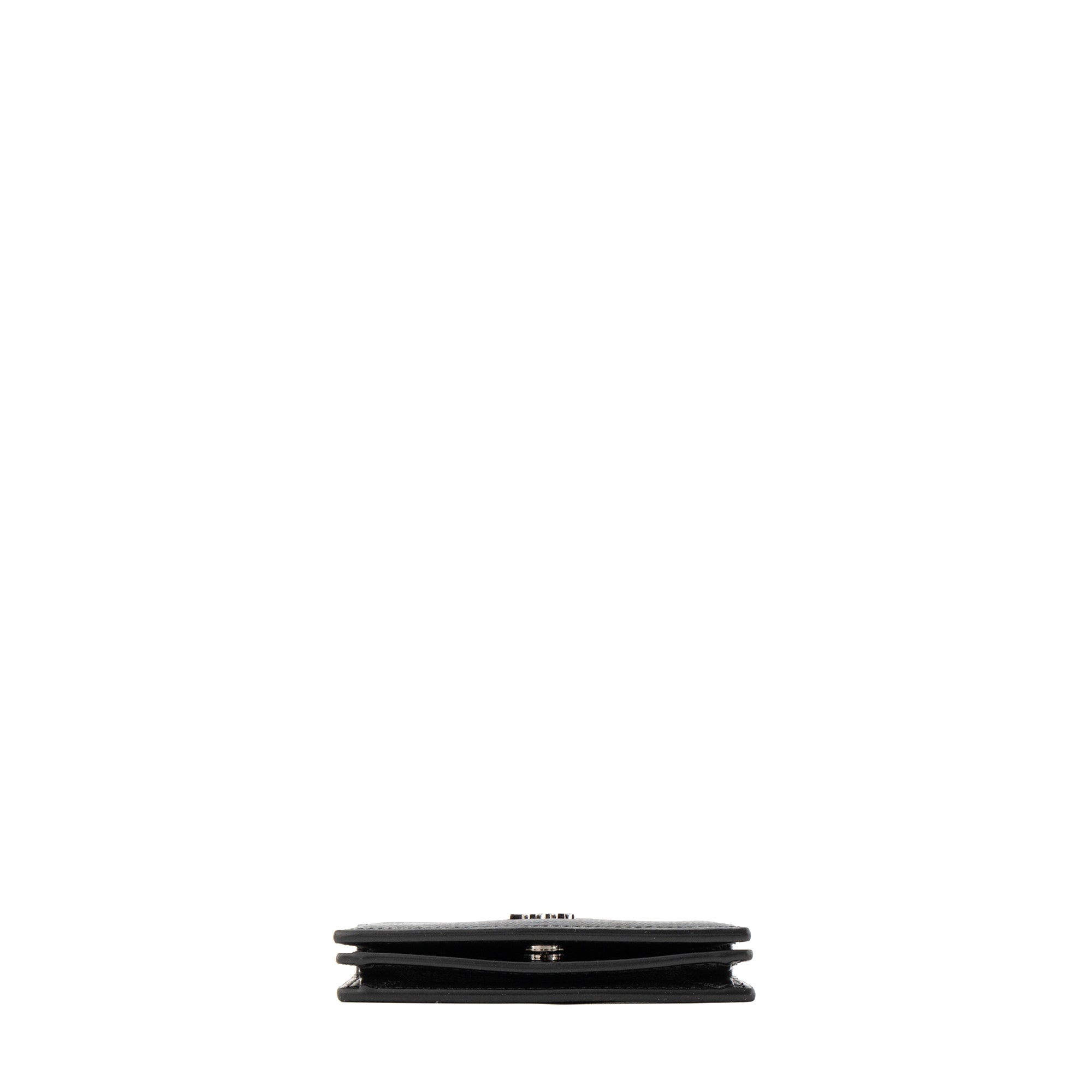 DIOR - Porte-cartes CD Diamonds Dior en toile enduite et cuir noir