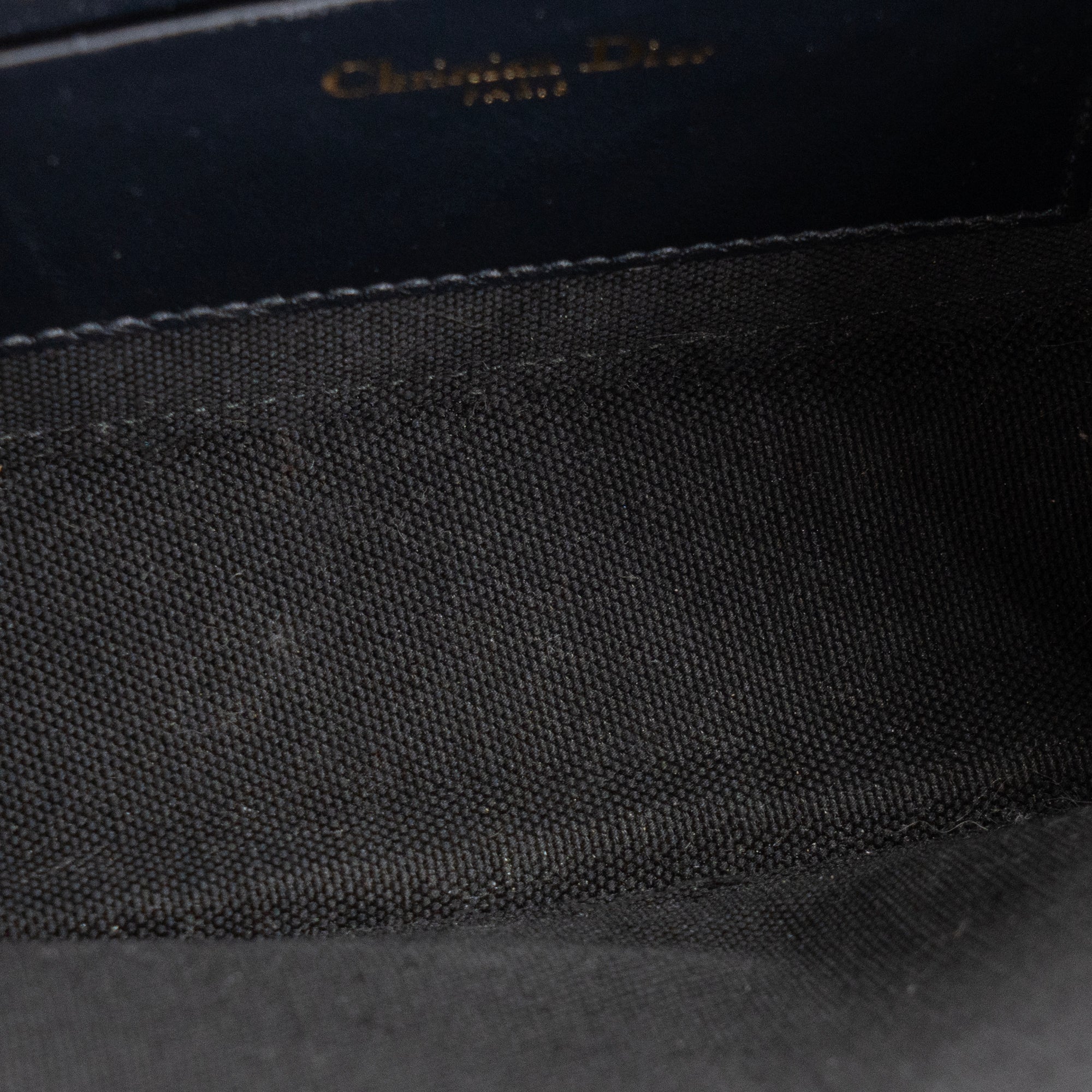 DIOR - Sac à bandoulière 30 Montaigne Pouch Dior en toile Dior Oblique bleu marine et beige