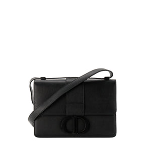 DIOR - Sac à bandoulière 30 Montaigne Dior en cuir grainé édition so black