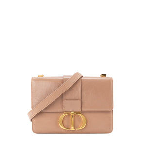 DIOR - Sac à bandoulière 30 Montaigne Dior en cuir lisse rose