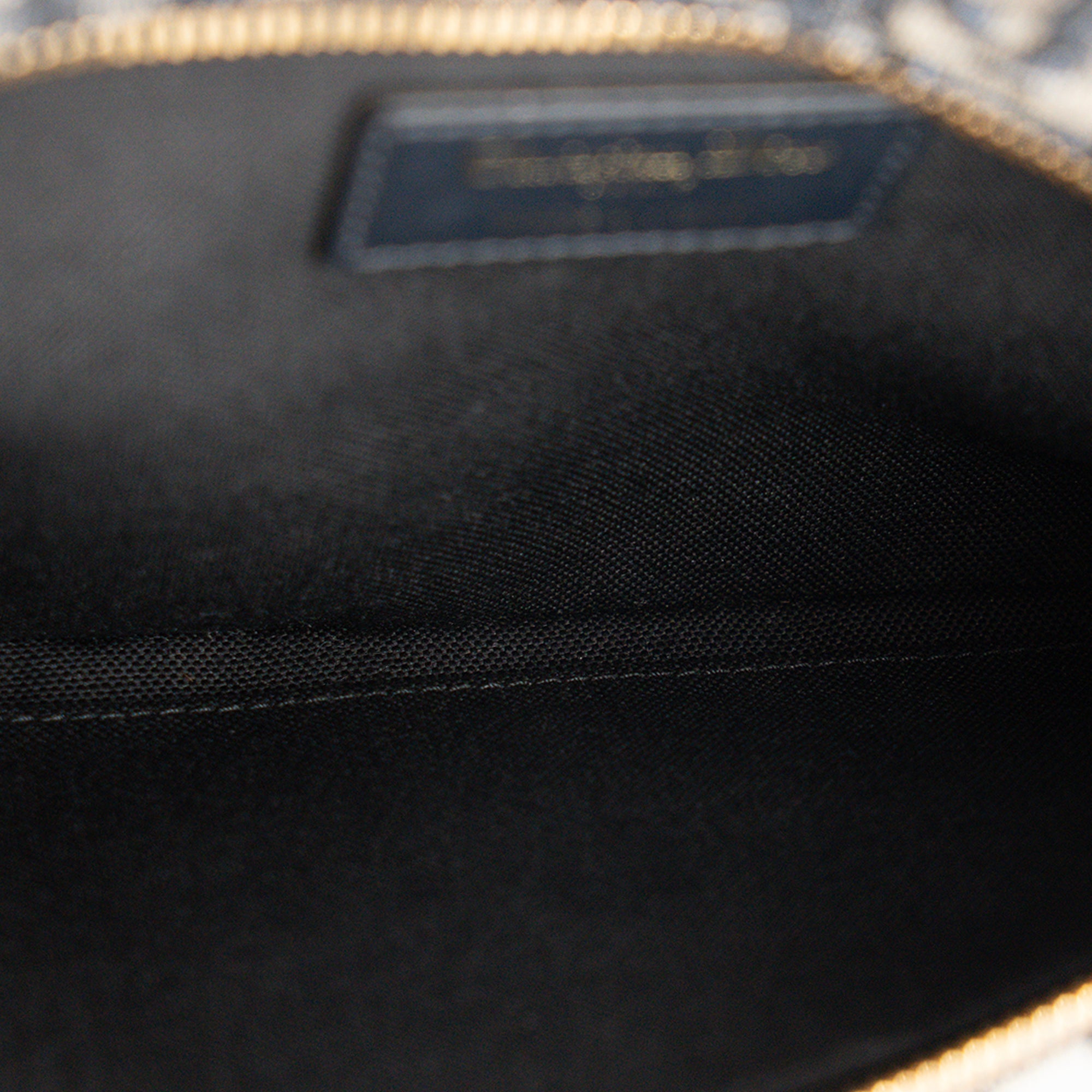 DIOR - Sac à bandoulière 30 Montaigne Dior en toile Dior Oblique bleu marine