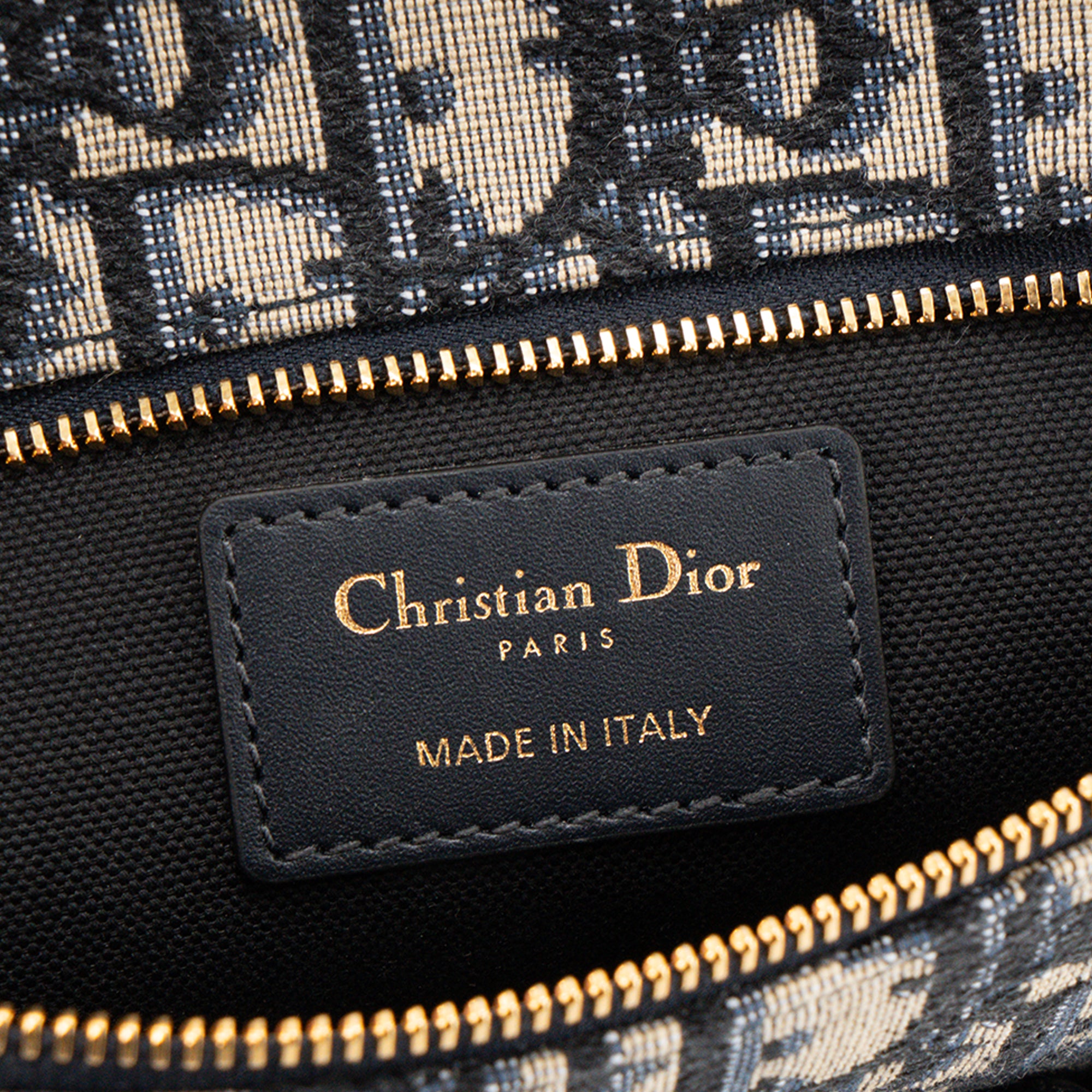 DIOR - Sac à bandoulière 30 Montaigne Dior en toile Dior Oblique bleu marine