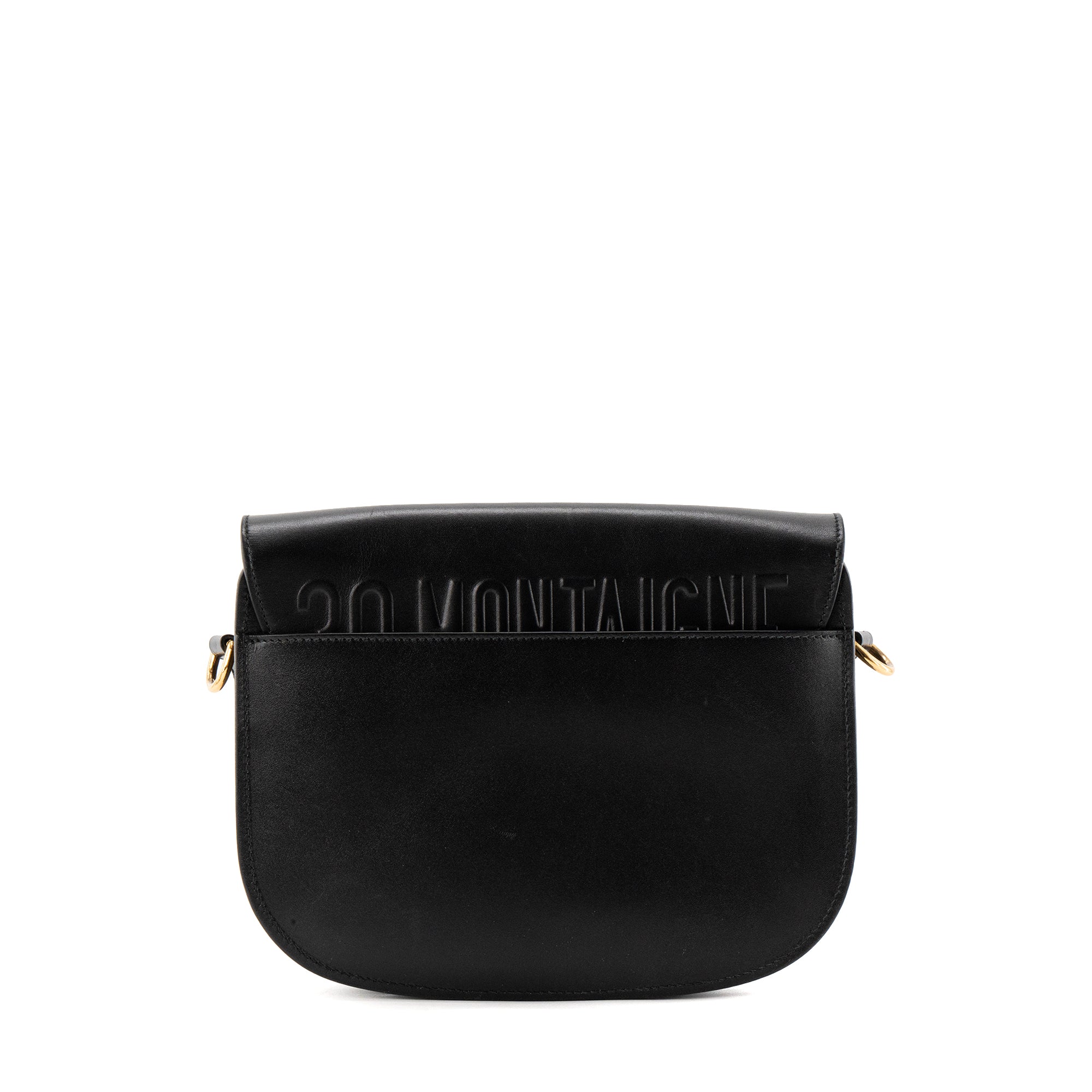 DIOR - Sac à bandoulière Bobby MM Dior en cuir lisse noir