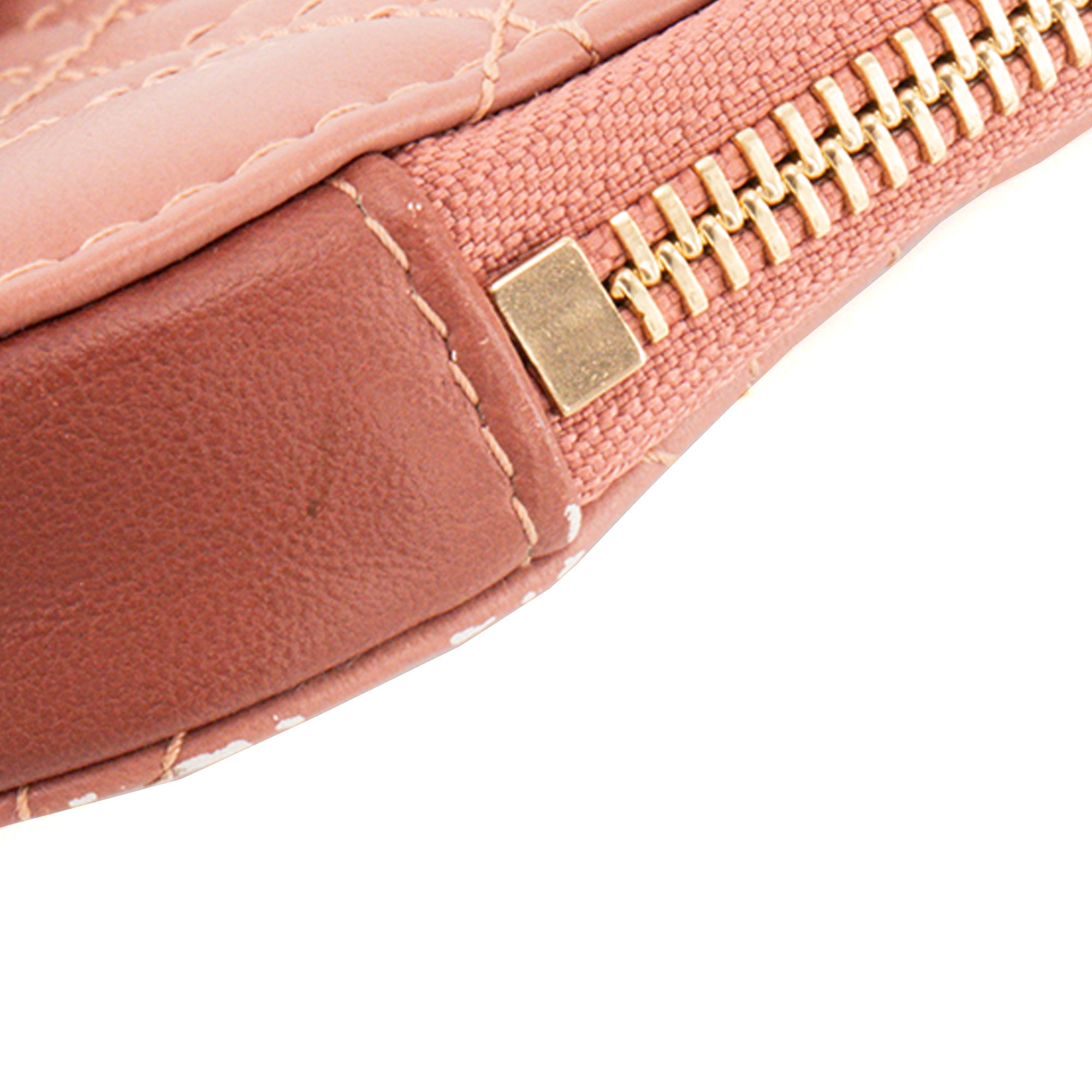 DIOR - Sac à bandoulière Call'In Lady Dior en cuir cannage dégradé de rose et marron