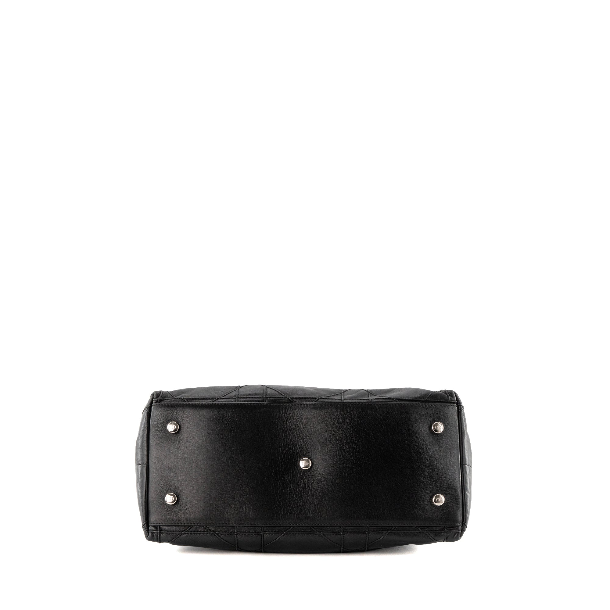 DIOR - Sac à bandoulière Granville Dior en cuir lisse noir