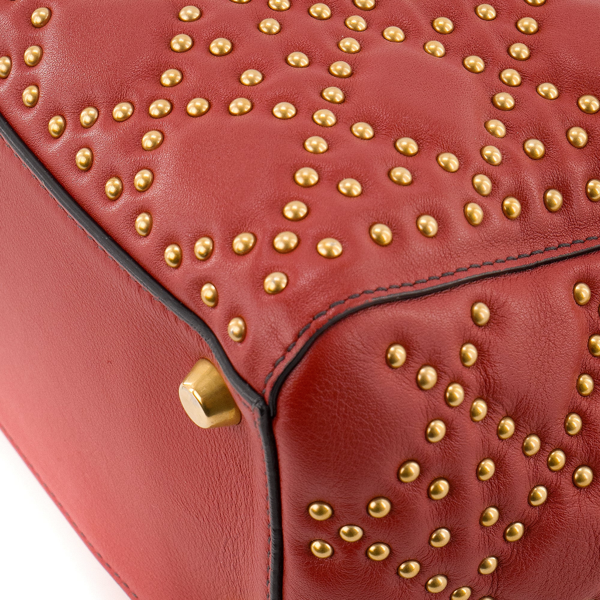 DIOR - Sac à bandoulière Lady Dior en cuir rouge édition limitée