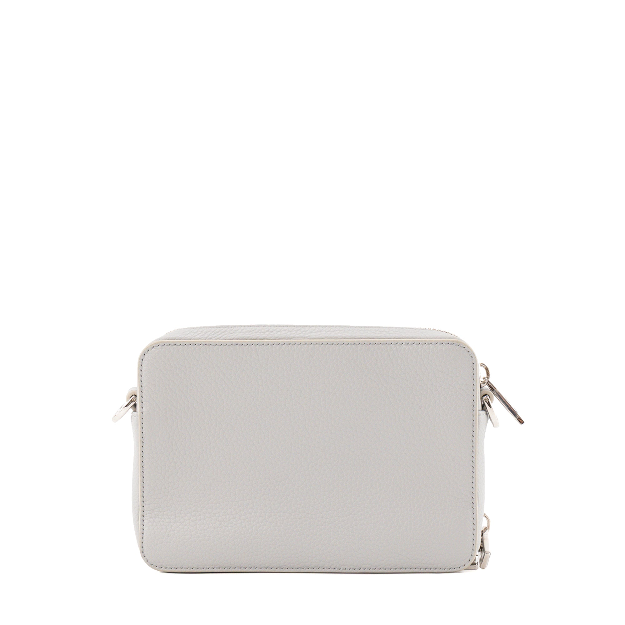 DIOR - Limited Edition Dior Jordan Wings x Dior Messenger Shoulder Bag in Grey Grained Leather