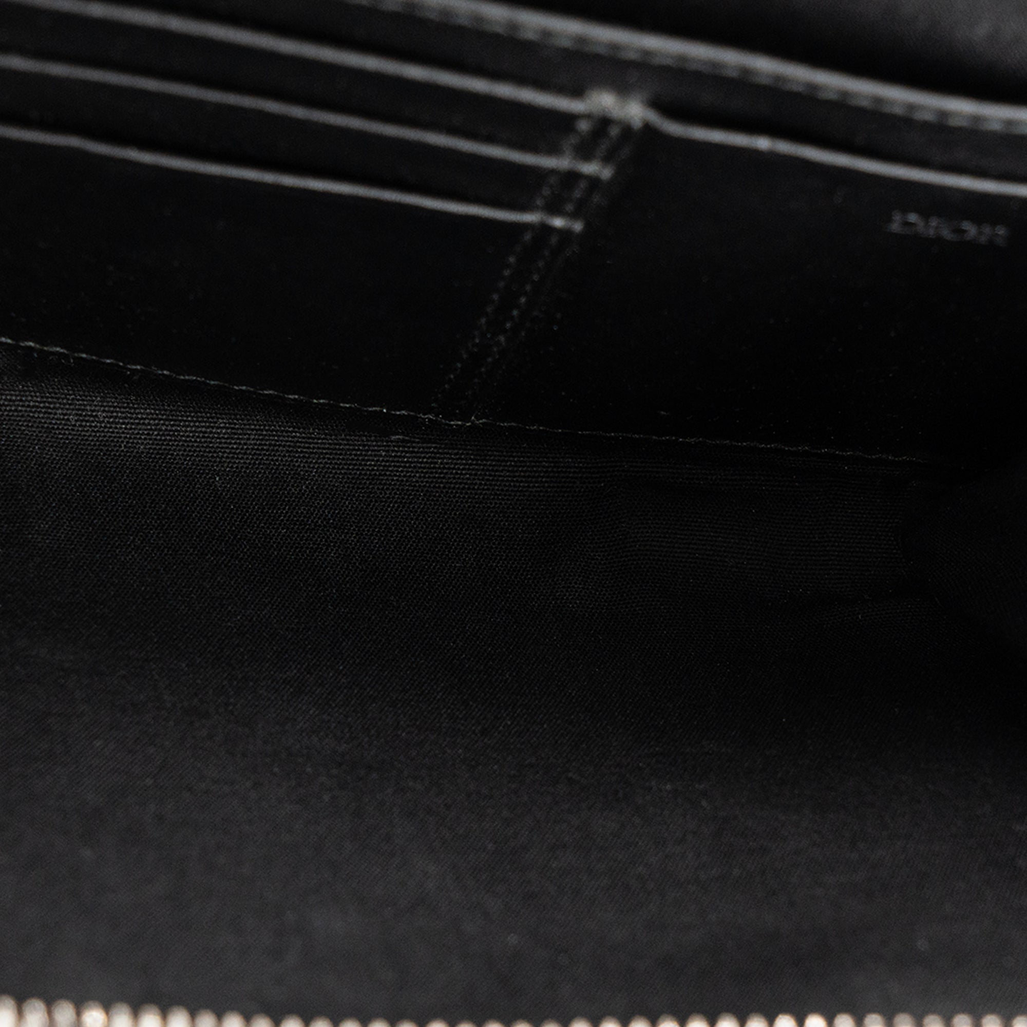 DIOR - Sac à bandoulière Messenger CD Diamonds Dior en en toile enduite noir et gris