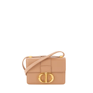 DIOR - Sac à bandoulière Micro 30 Montaigne Dior en cuir lisse rose