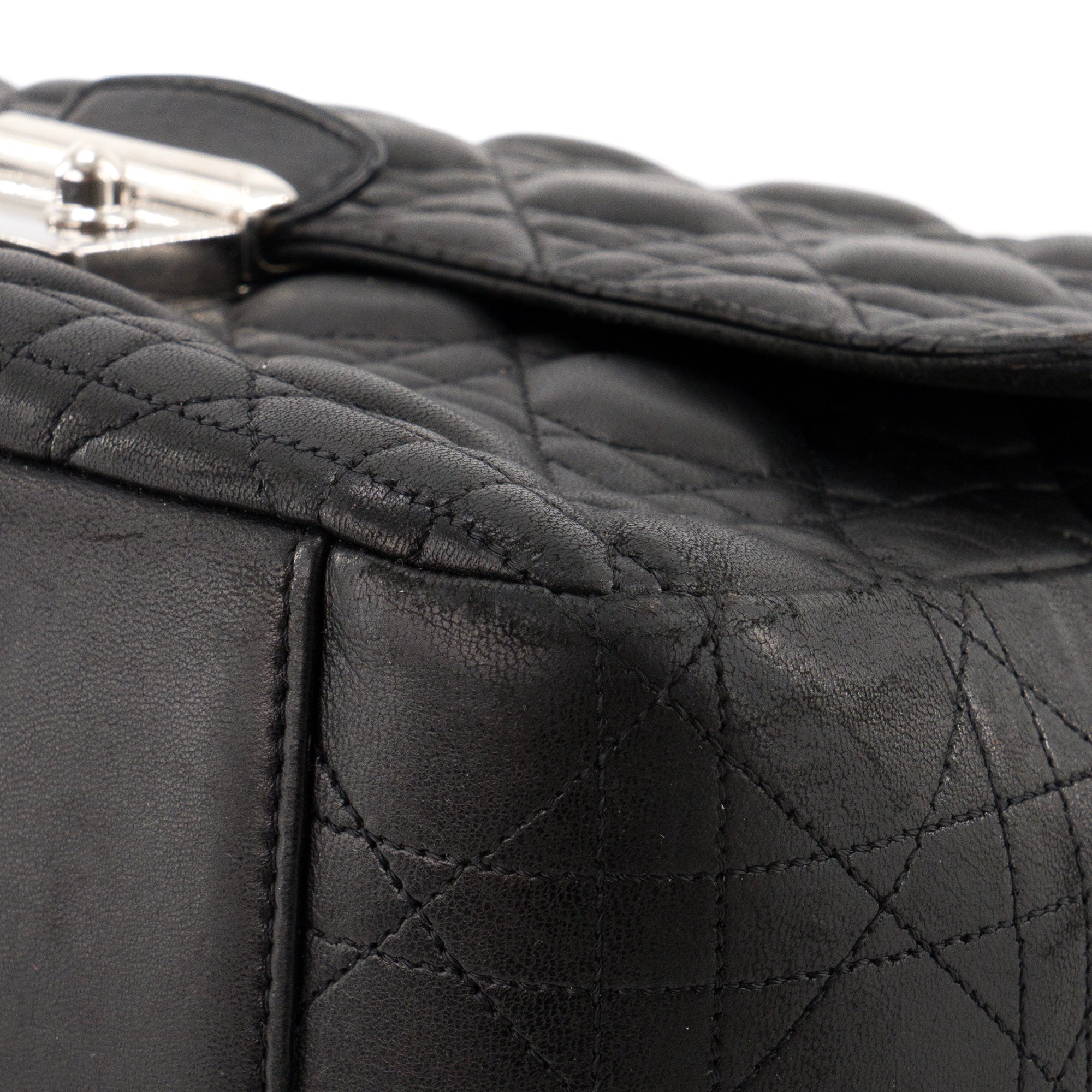 DIOR - Sac à bandoulière Miss Dior en cuir lisse noir