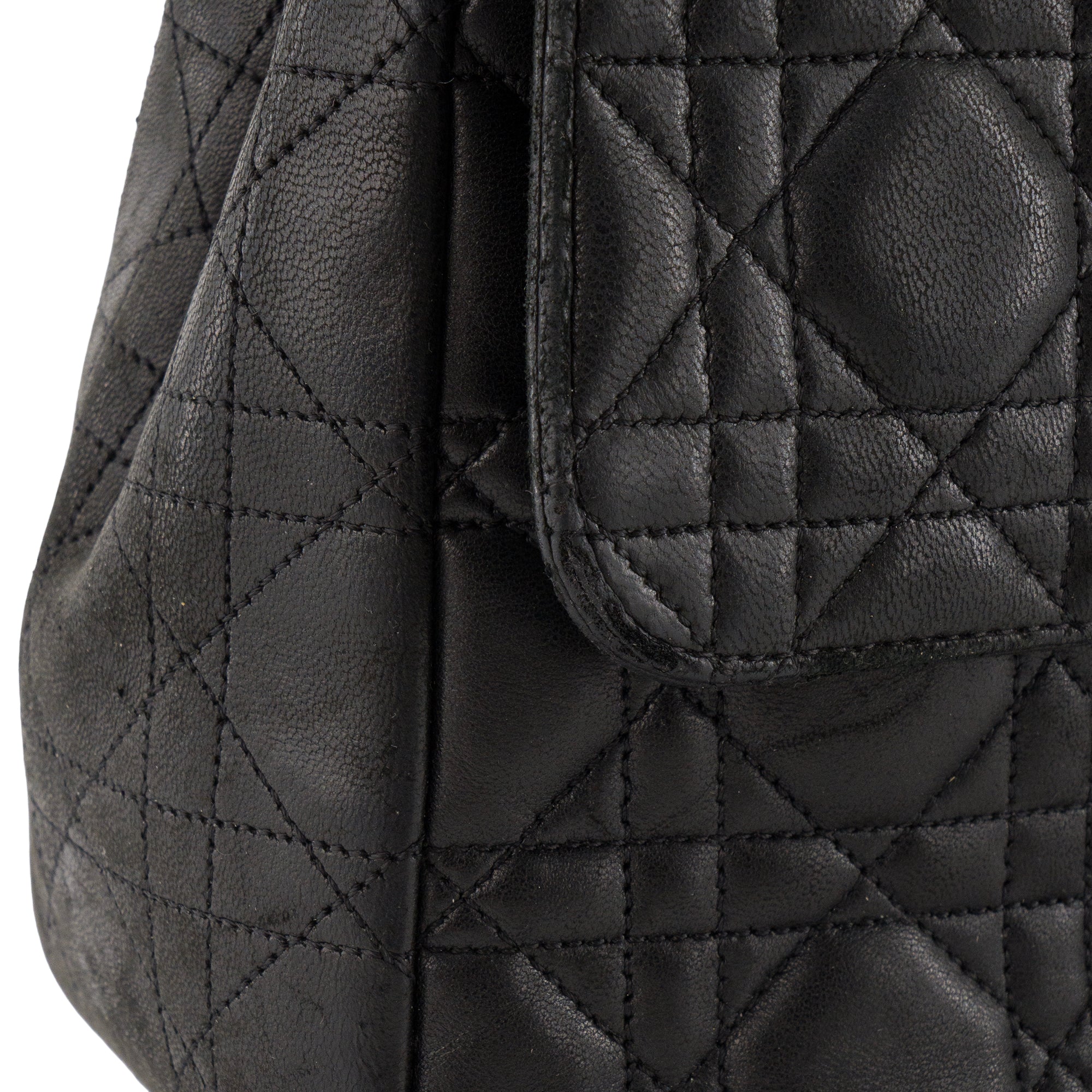 DIOR - Sac à bandoulière Miss Dior en cuir lisse noir