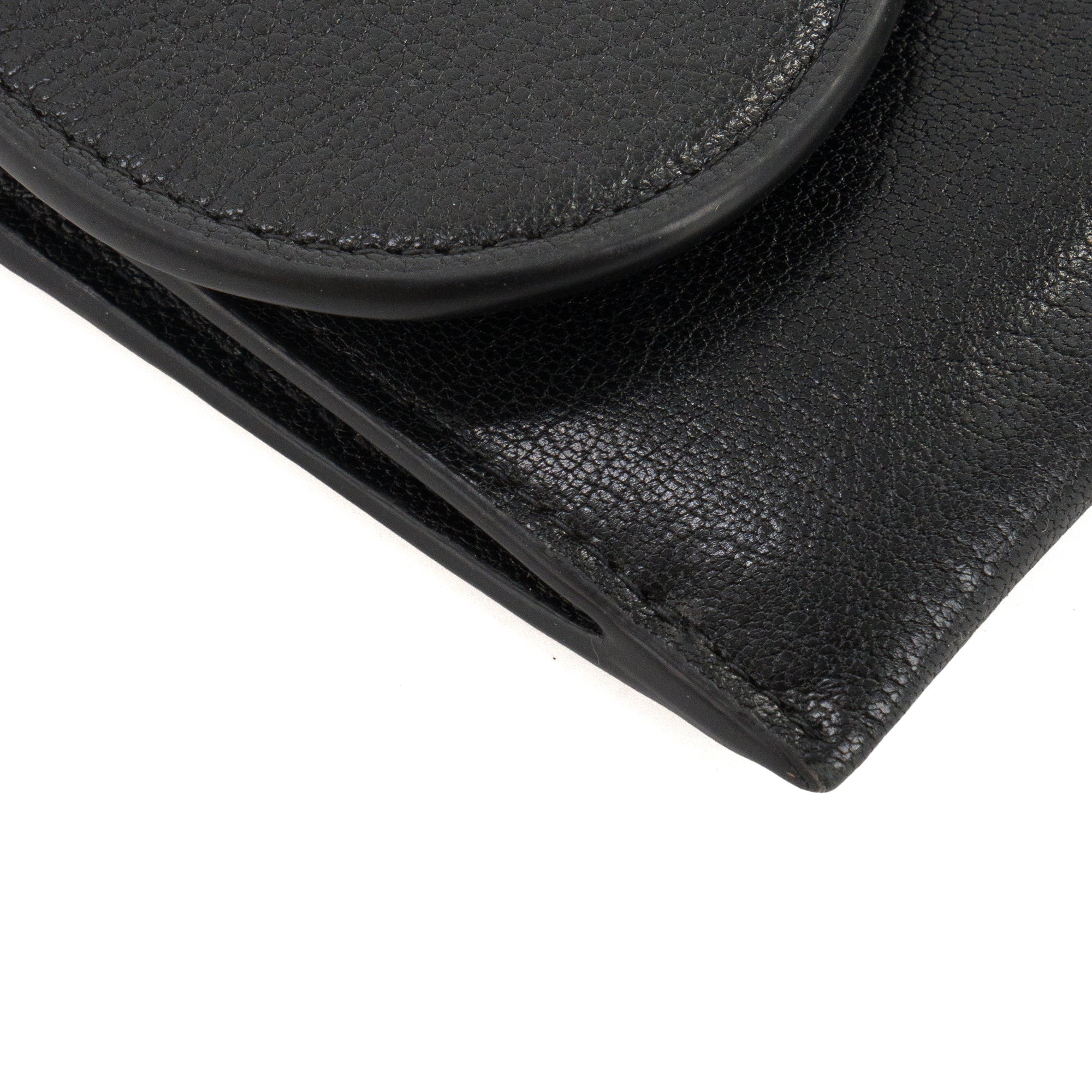 DIOR - Sac à bandoulière Saddle Dior en cuir grainé noir