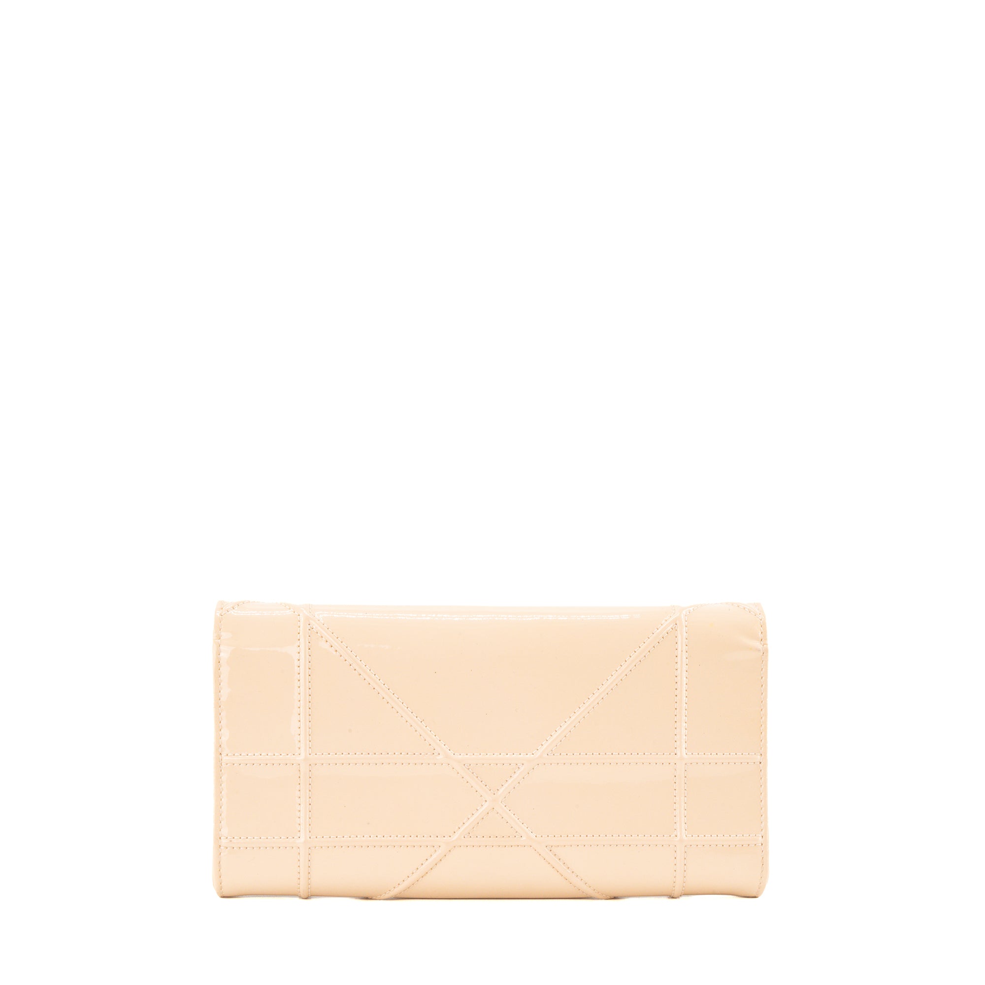 DIOR - Sac à bandoulière Wallet On Chain Diorama Dior en cuir verni beige