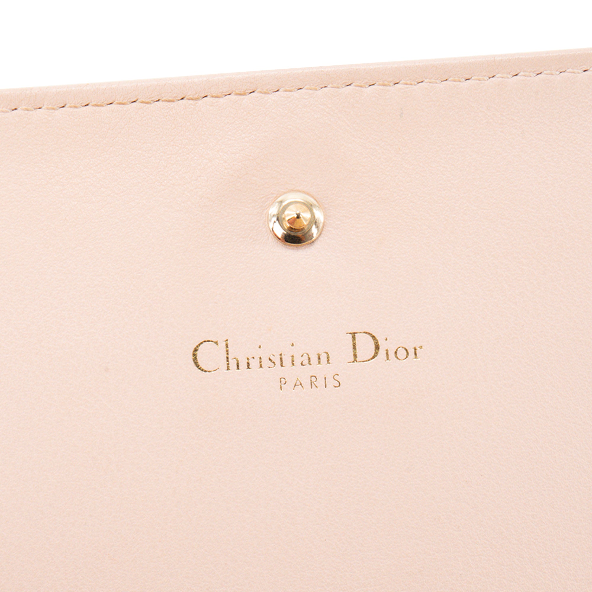 DIOR - Sac à bandoulière Wallet On Chain Diorama Dior en cuir verni beige
