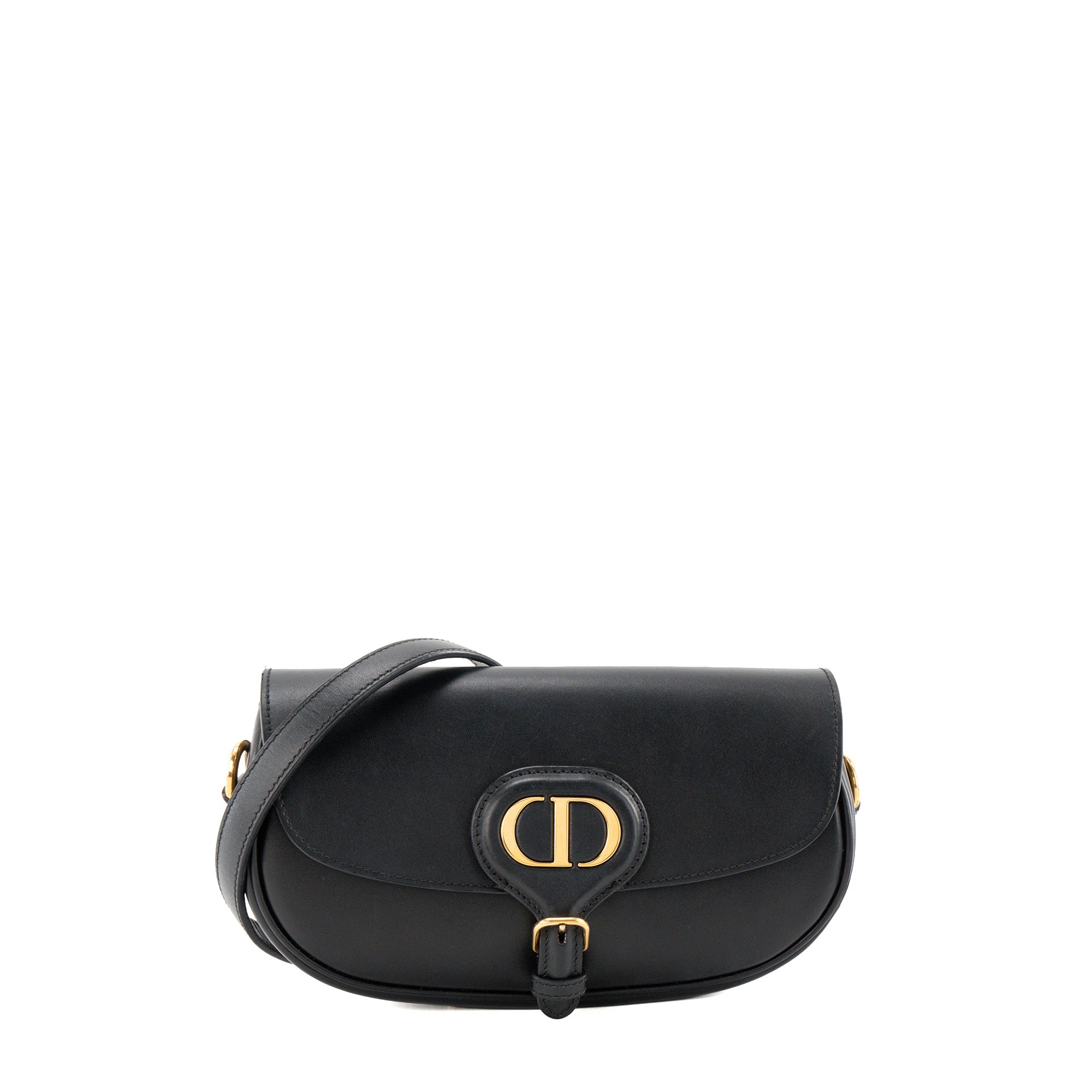 DIOR - Sac à épaule Bobby East West Dior en cuir lisse noir