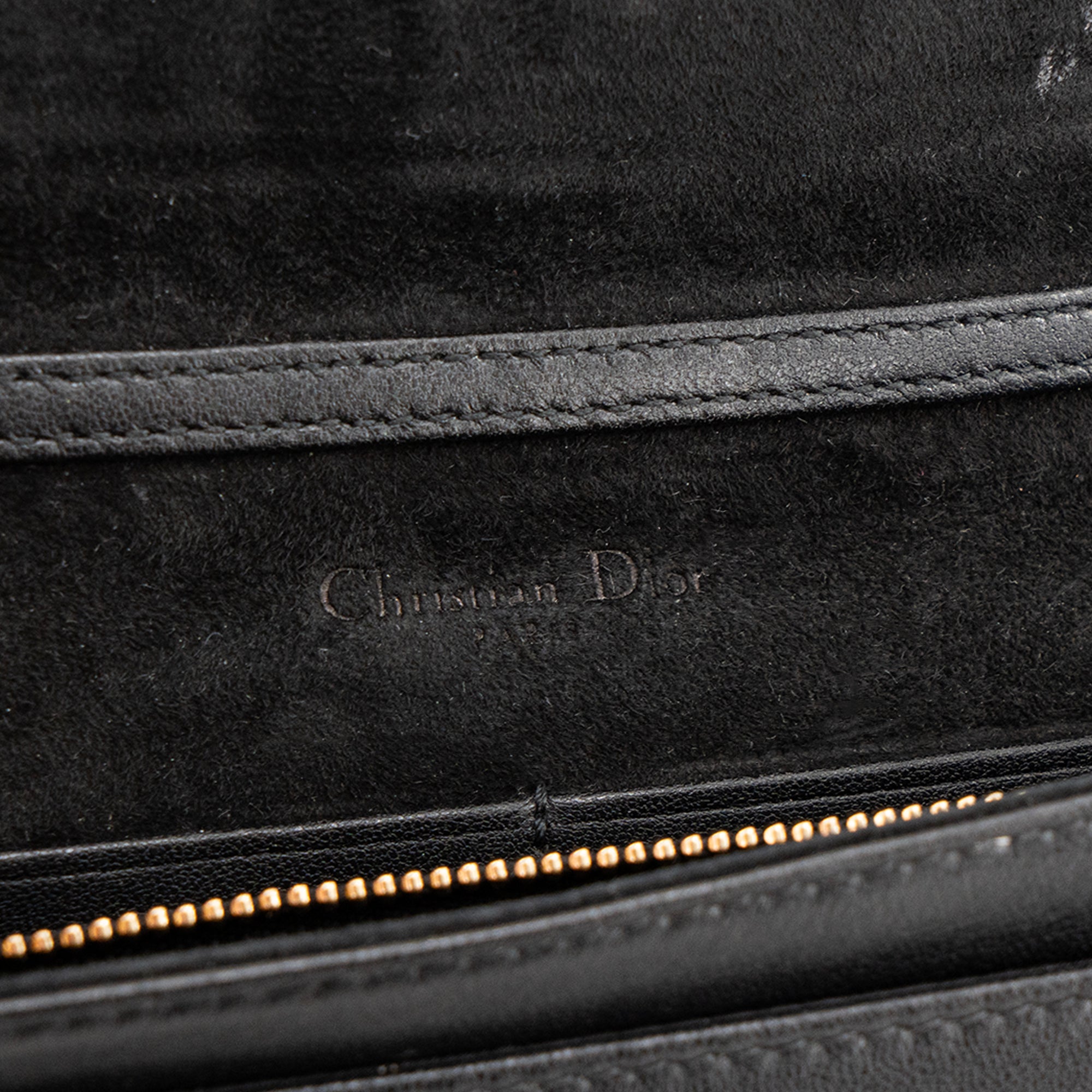DIOR - Sac à bandoulière Diorama Dior en cuir lisse noir