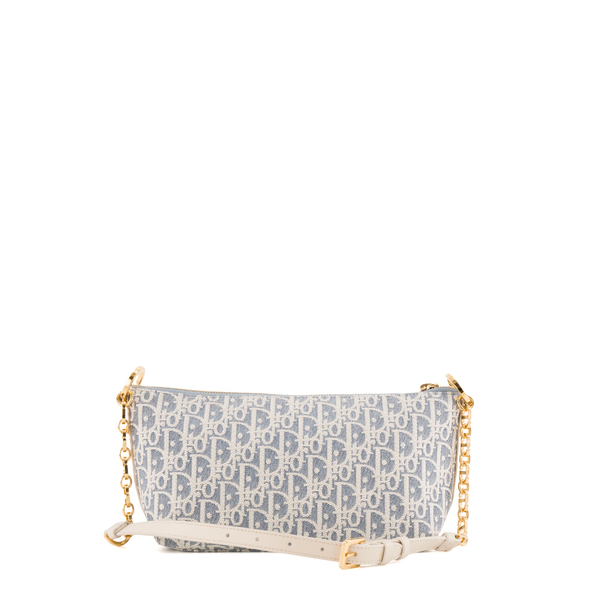 DIOR - Sac à épaule Hobo Diorstar Dior en toile denim bleu