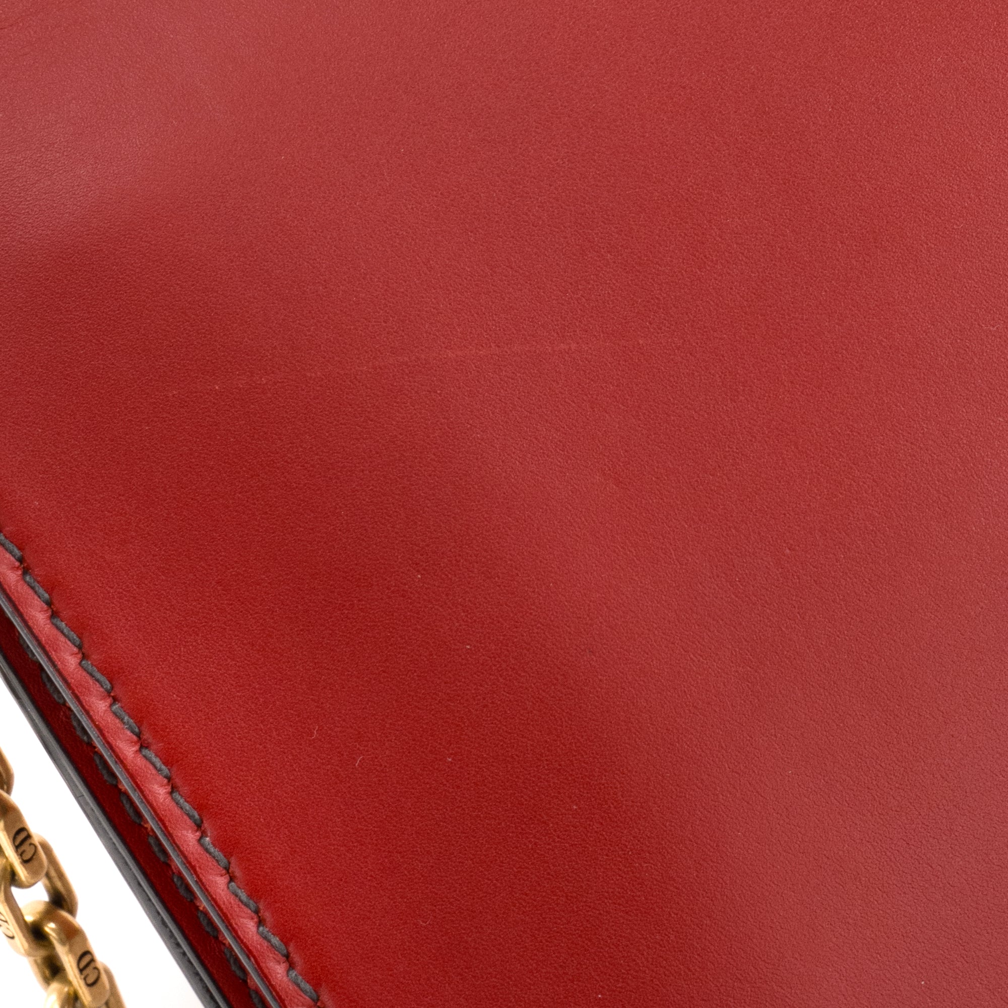 DIOR - Sac à épaule J'Adior Dior en cuir rouge