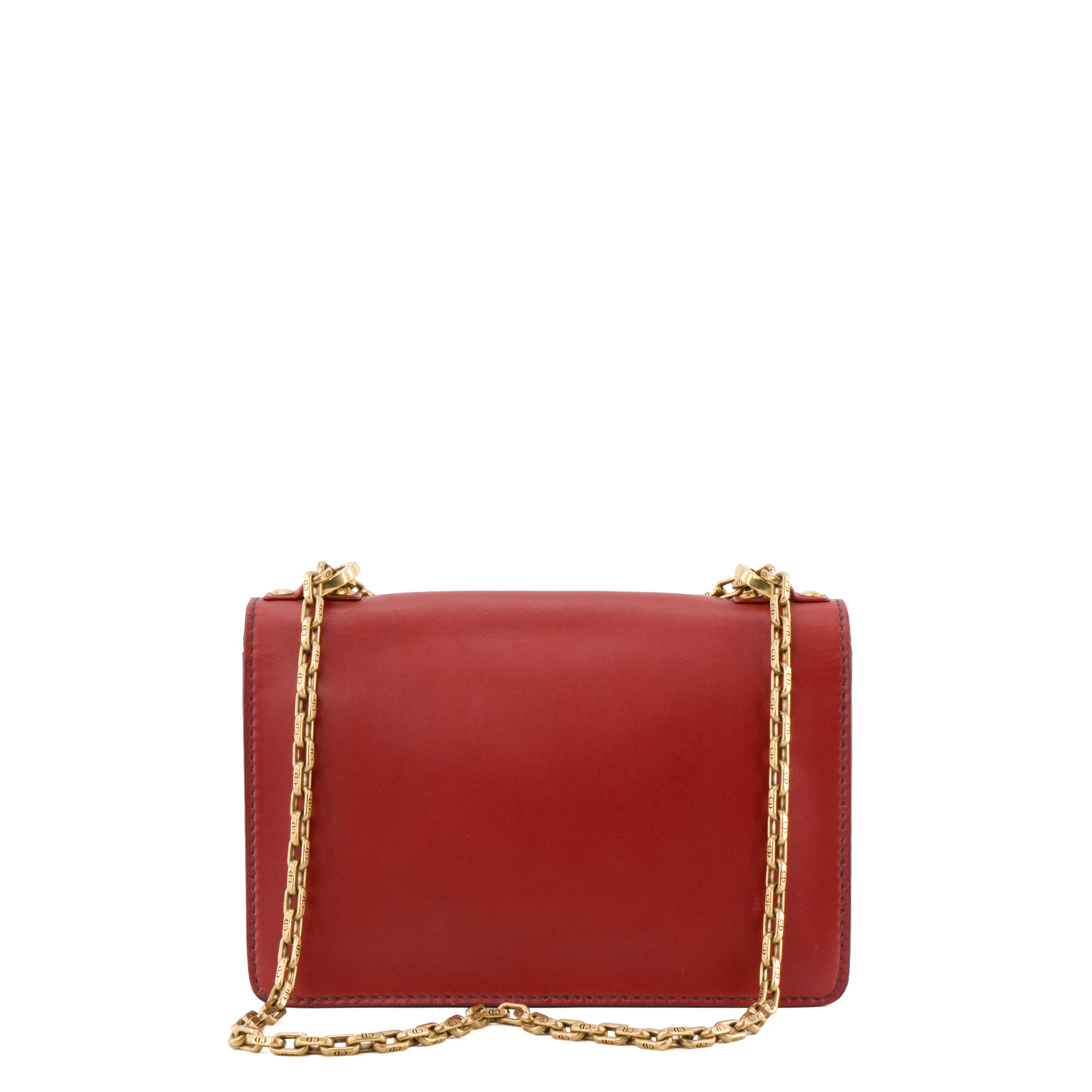 DIOR - Sac à épaule J'Adior Dior en cuir rouge