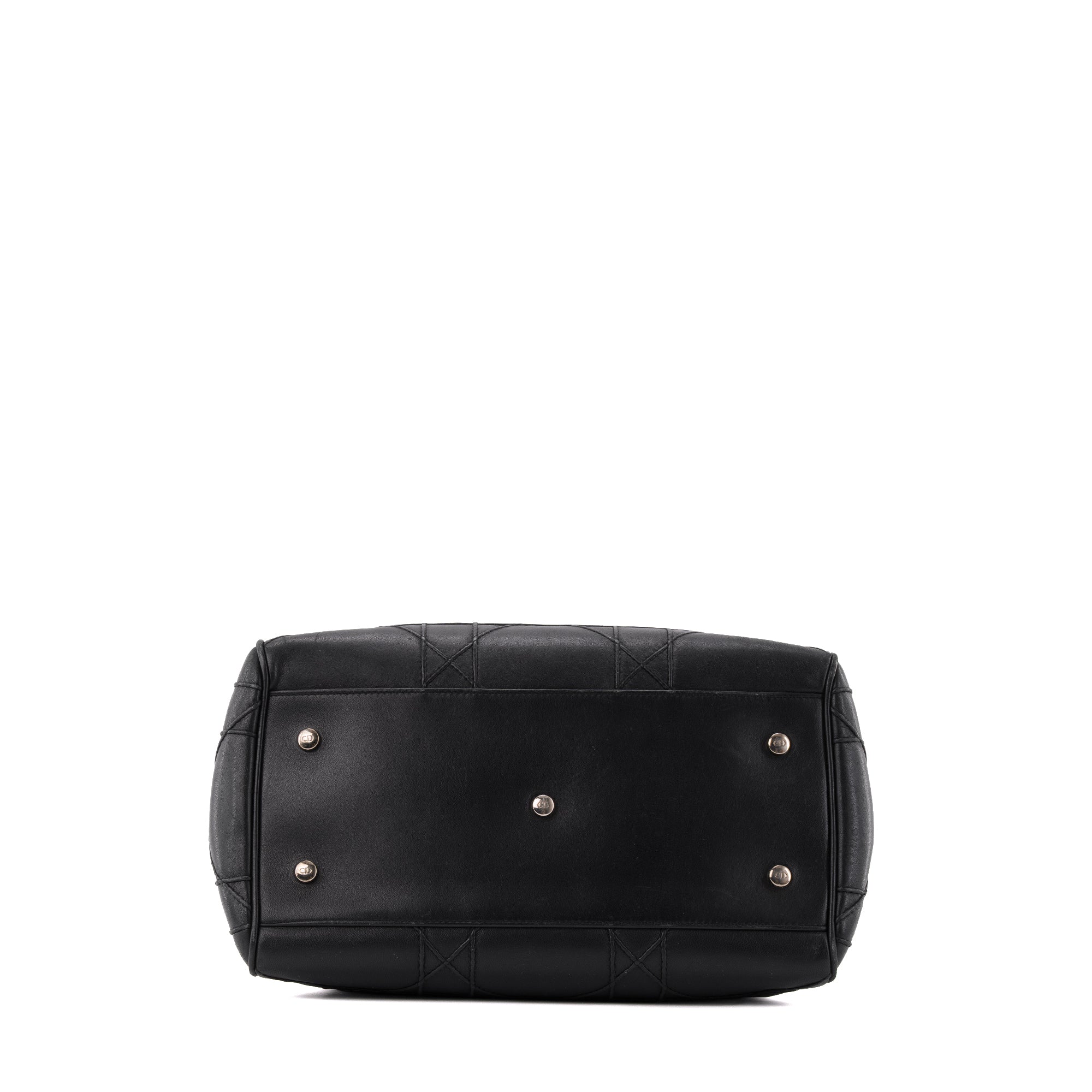 DIOR - Sac à main Granville Dior en cuir noir