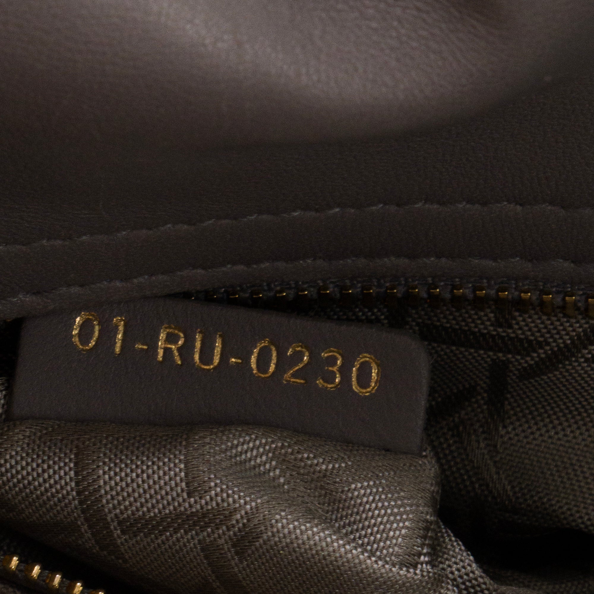 DIOR - Sac à main Lady Dior small Dior en cuir lisse gris