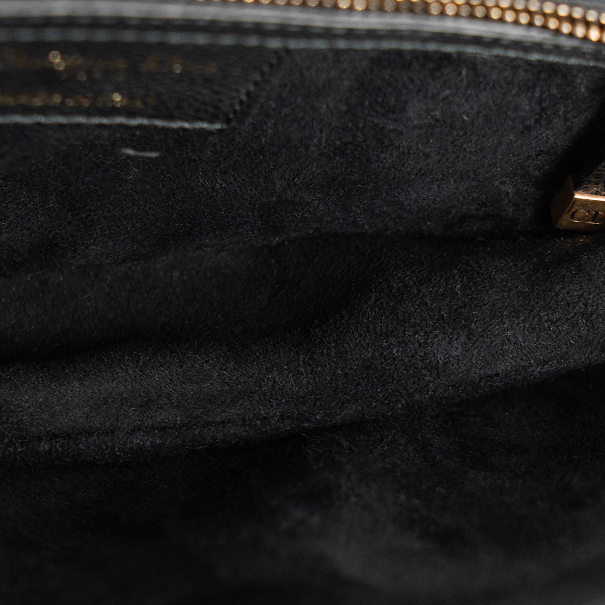 DIOR - Sac à épaule Saddle small Dior en cuir grainé noir